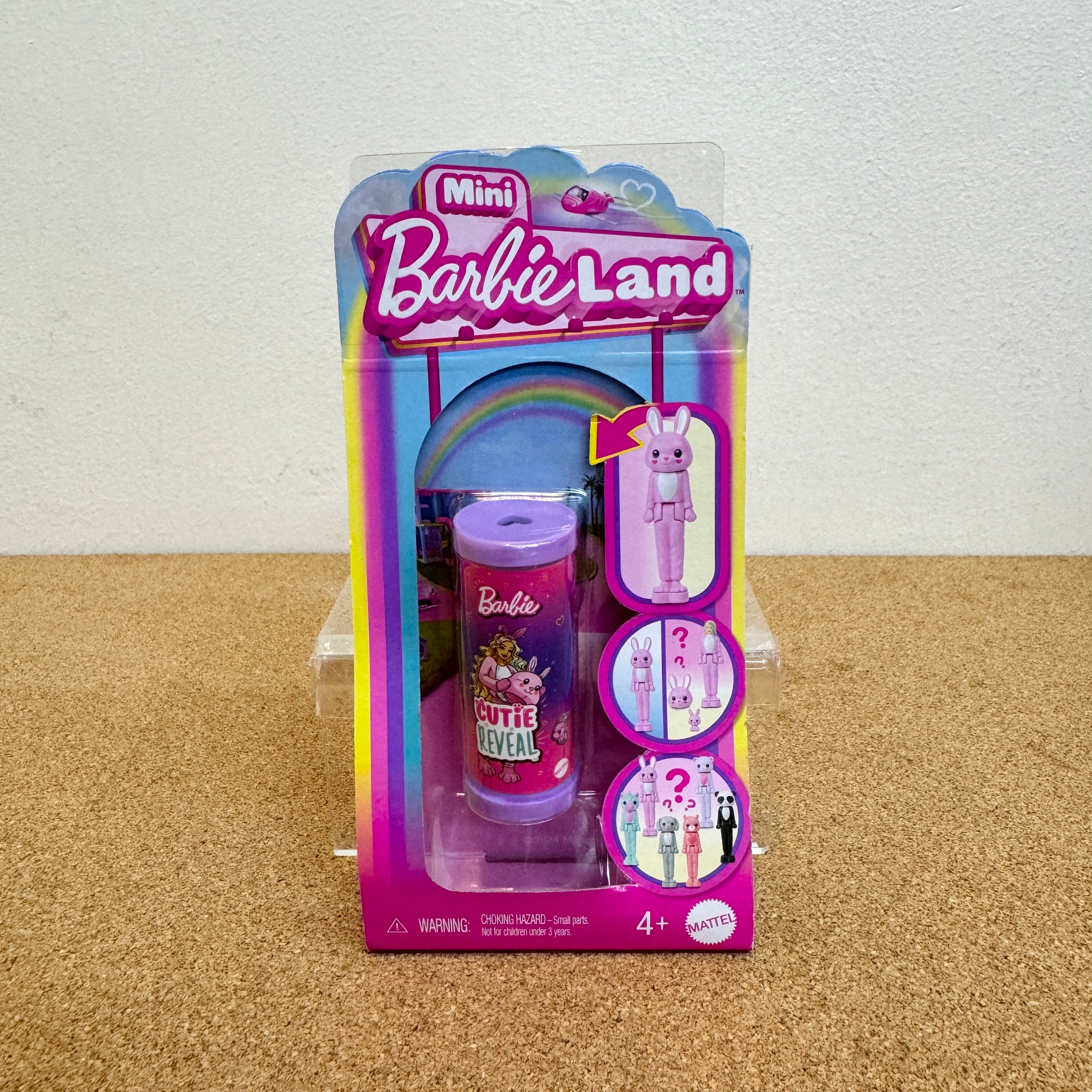 Barbie Mini BarbieLand Cutie Reveal Doll & Pet Color Dream Series