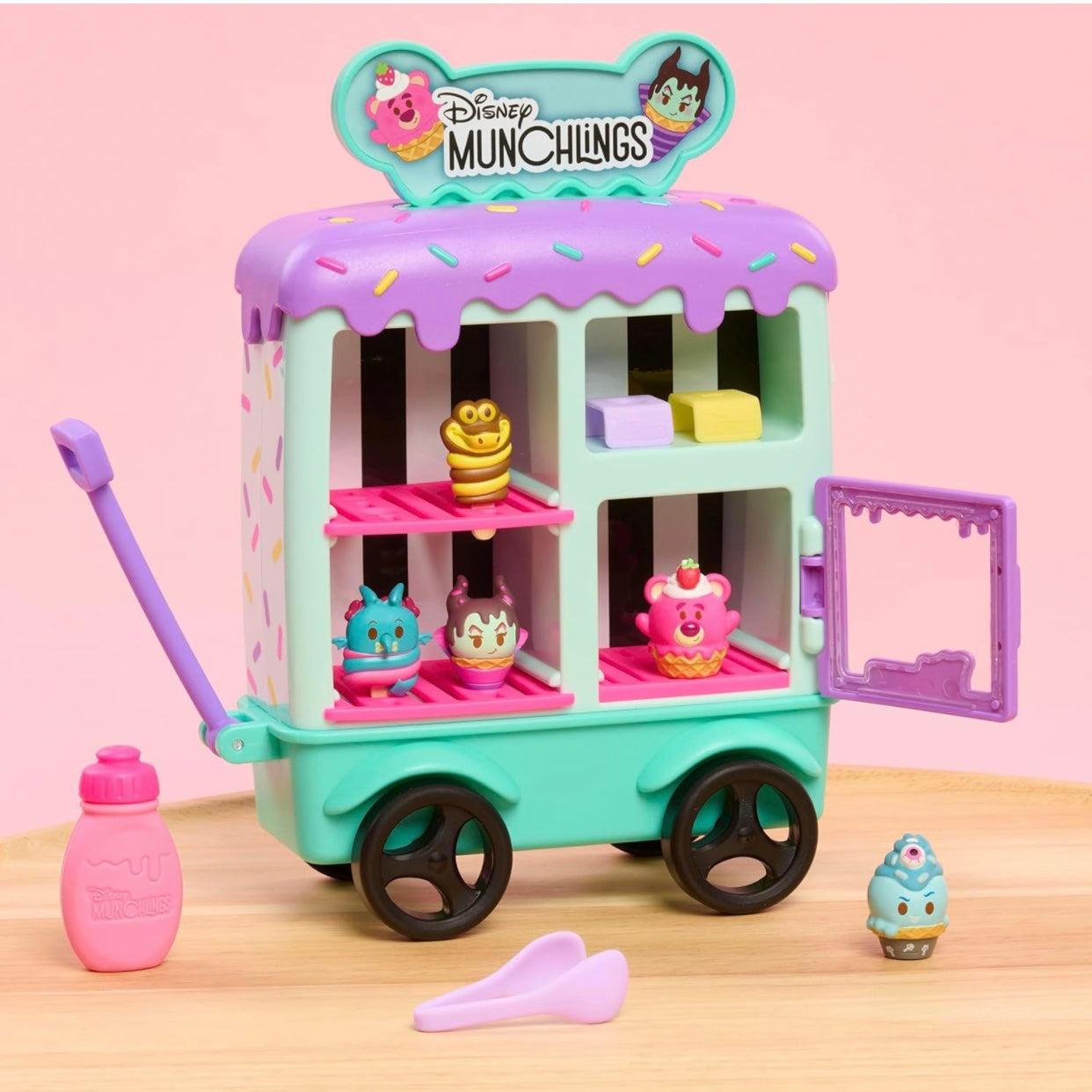 Disney Munchlings Ice Cream Cart Playset