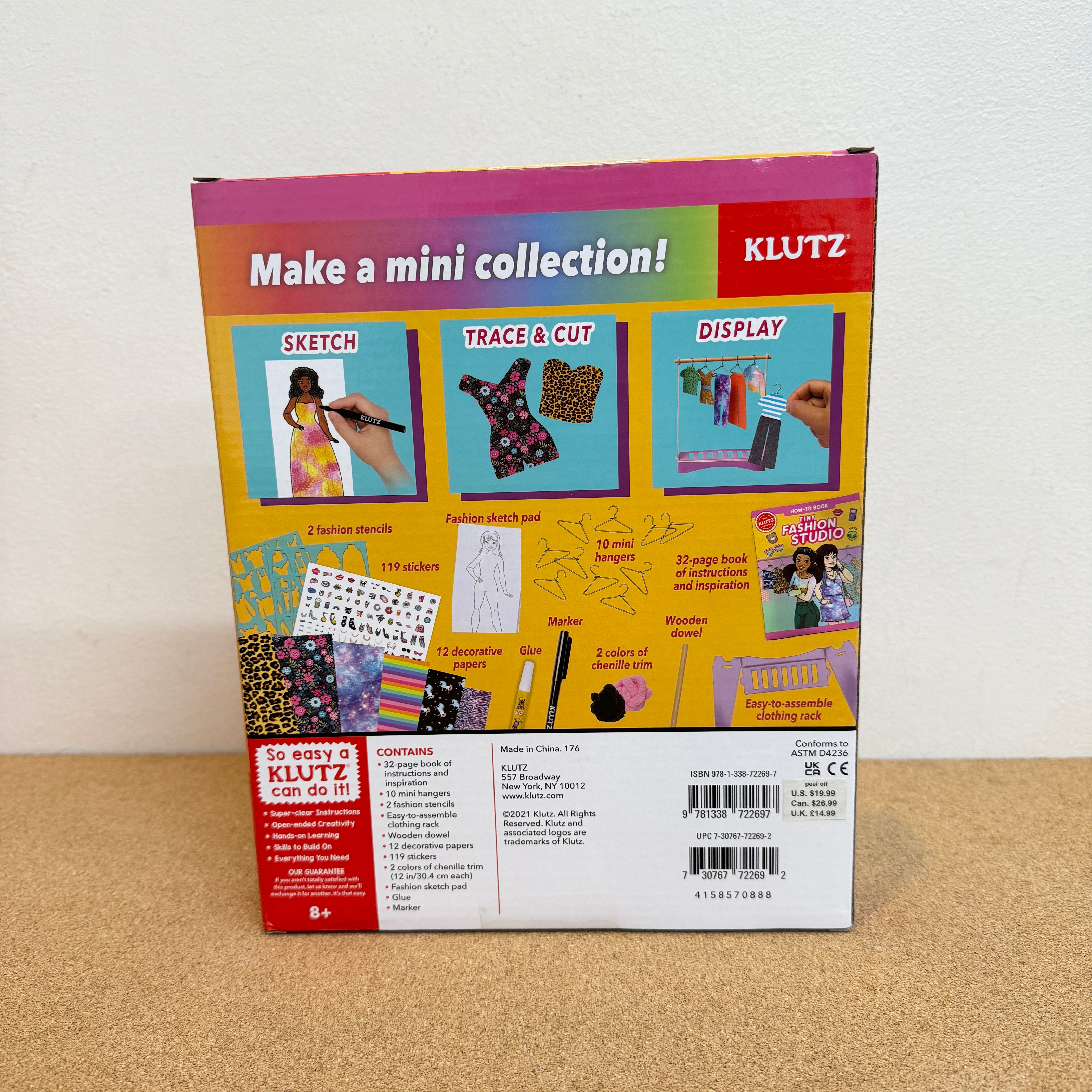 Klutz Tiny Fashion Studio Craft Kit