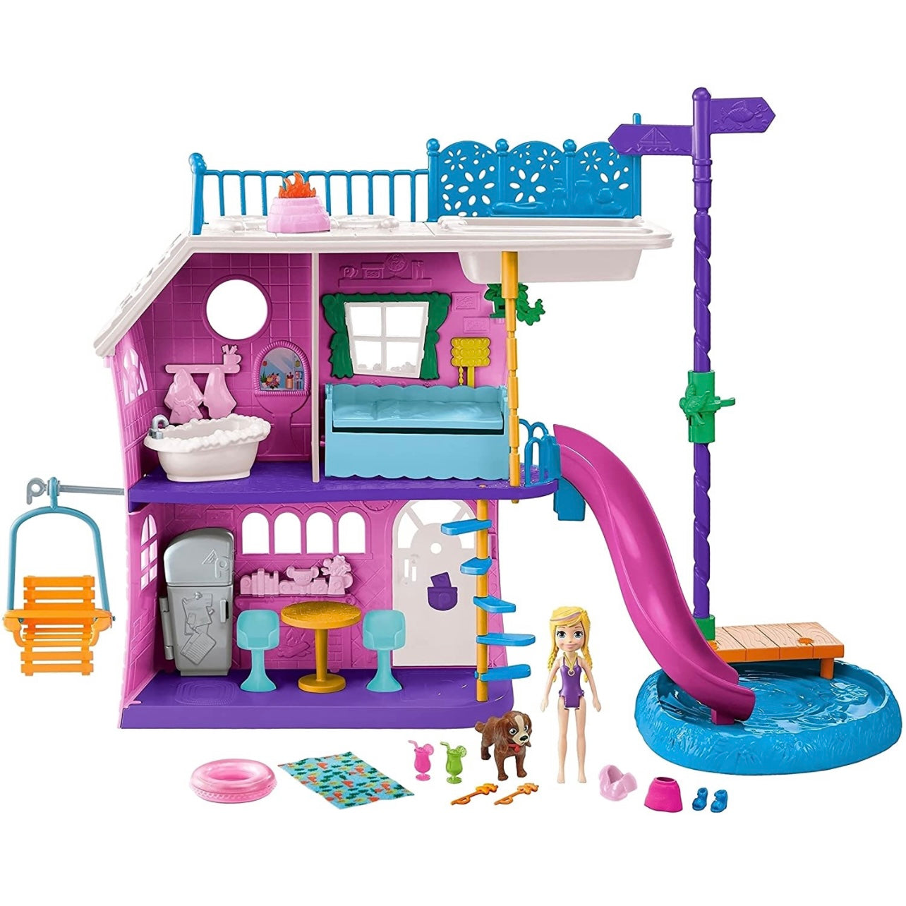 Polly Pocket Lil Lakehouse Playset