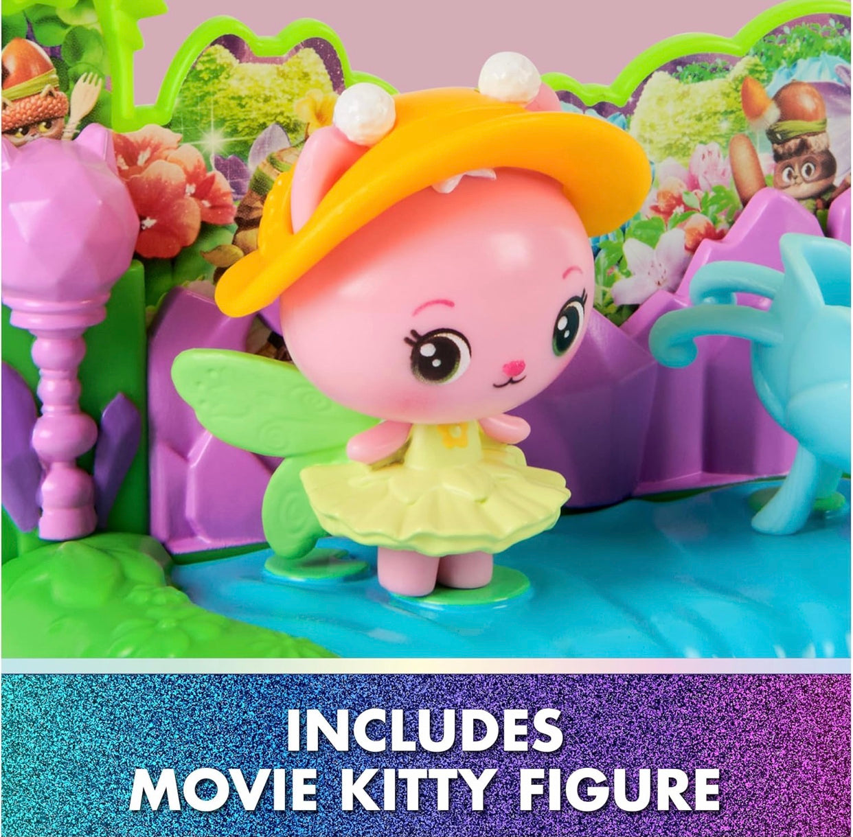 Gabby’s Dollhouse The Movie Queen Kitty Fairy’s Garden Balcony