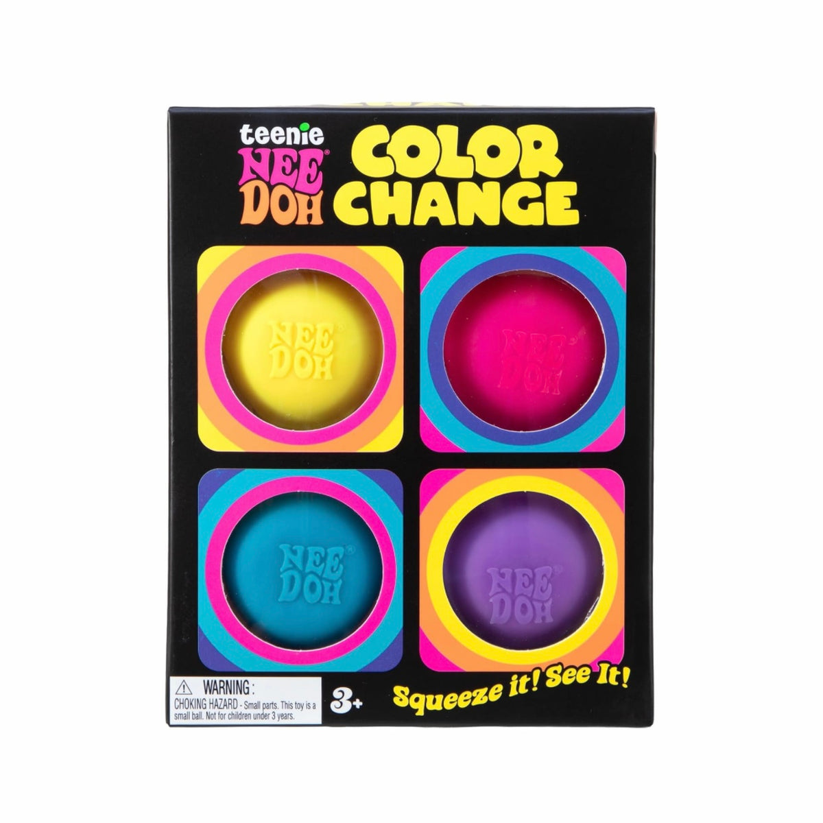 Schylling Needoh Teenie Color Change Sensory Squeeze Toy