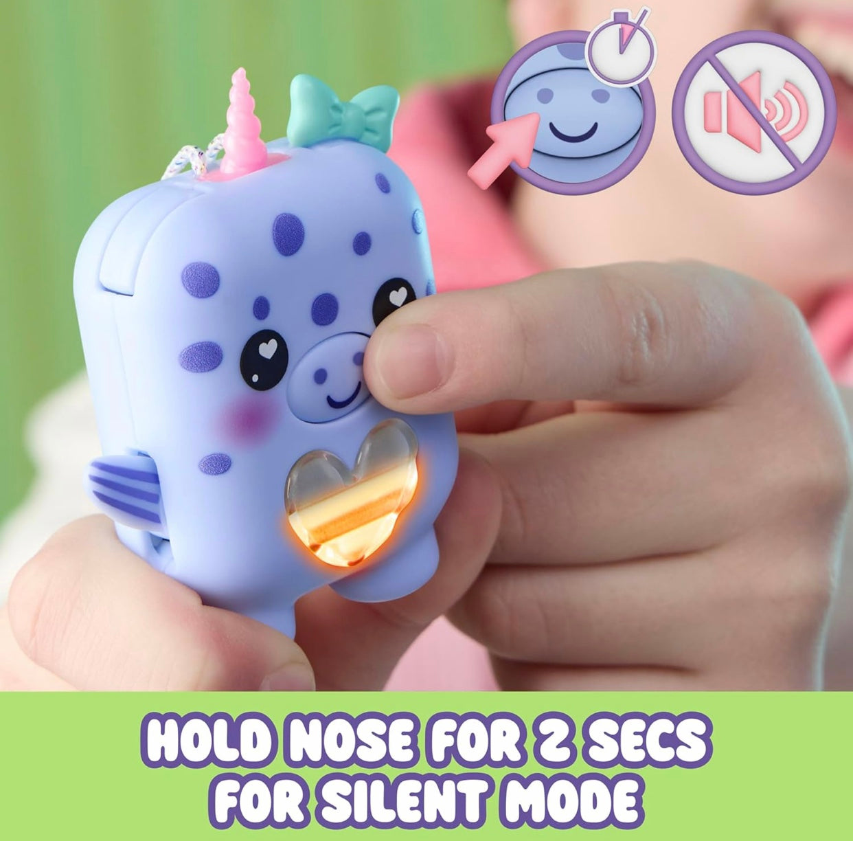 Nano-Mals Blubby The Narwhal Interactive Fidget Toy
