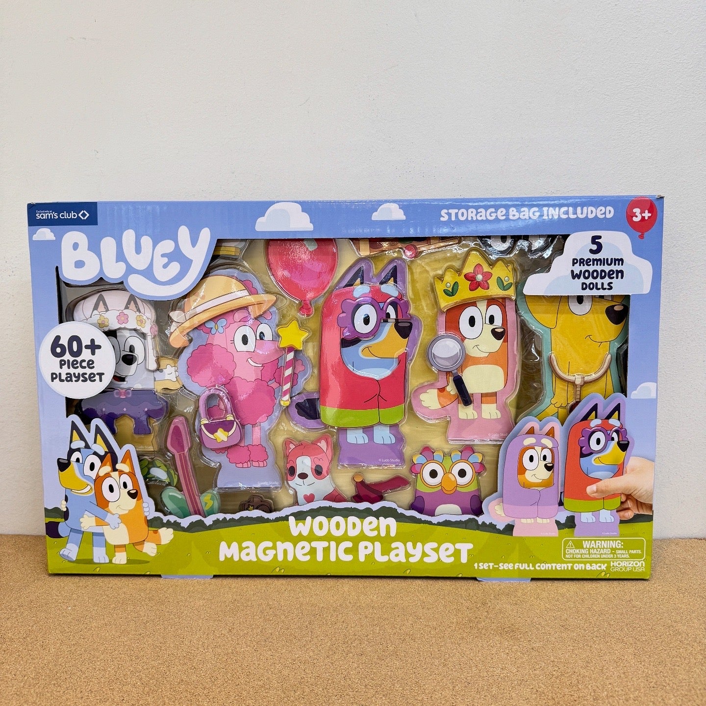 Bluey Wooden Magnetic Playset