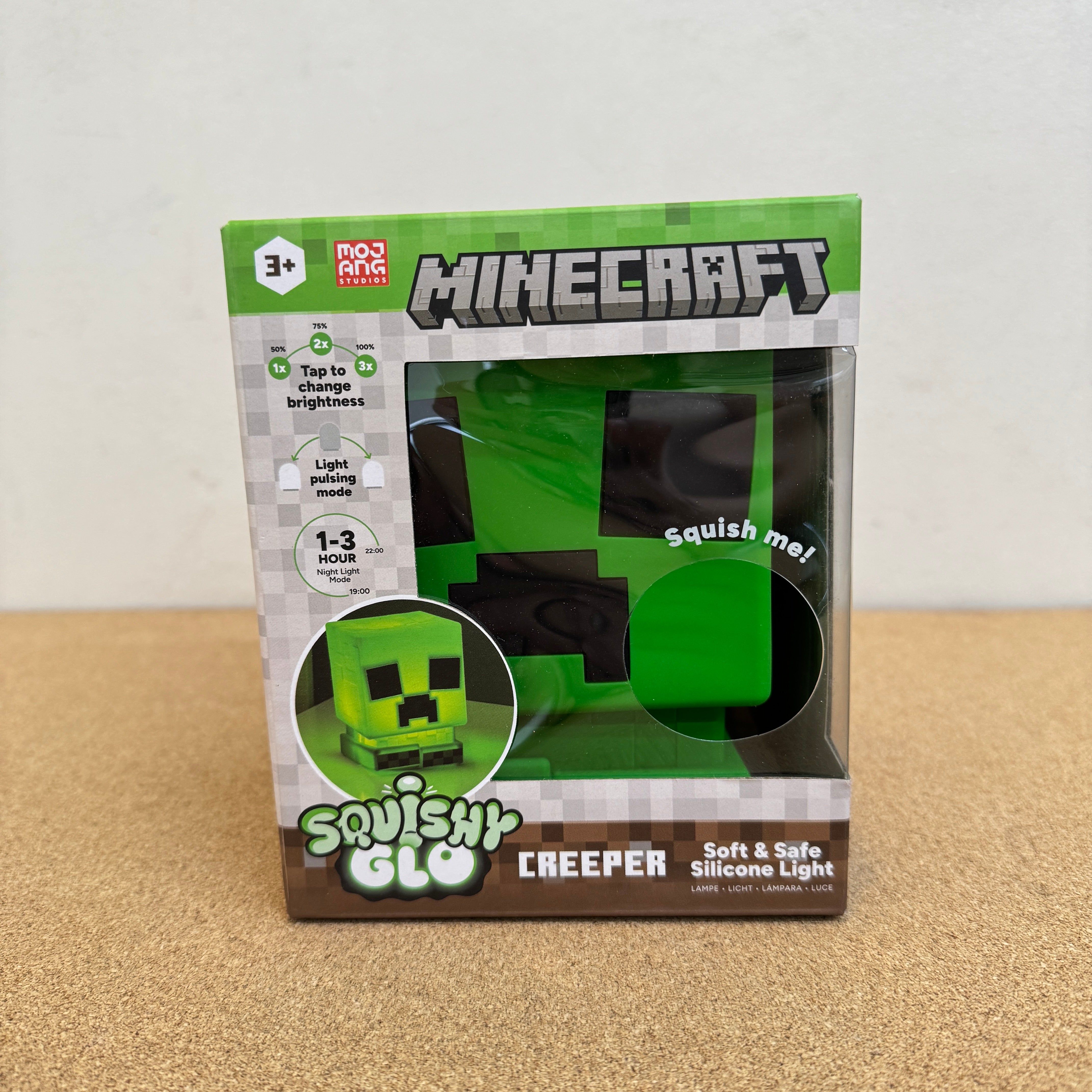 Paladone Minecraft Creeper Squishyglo Silicone Light