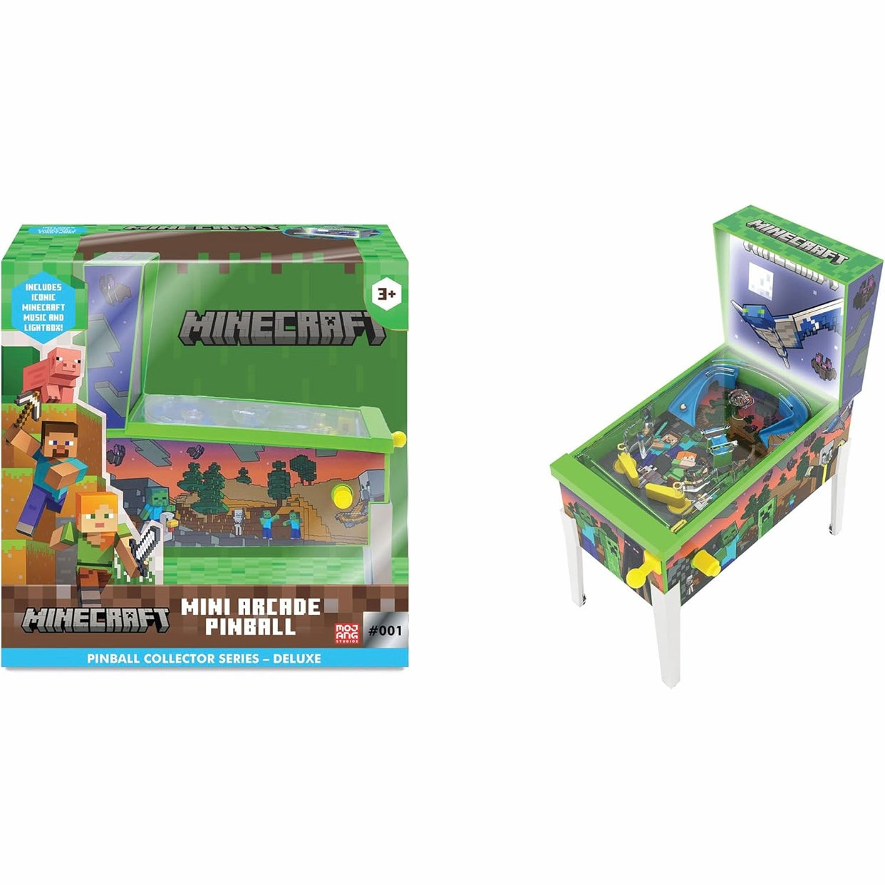 Minecraft Mini Arcade Pinball Deluxe Collector Series
