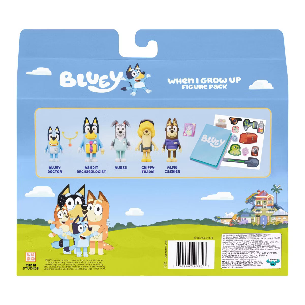 Bluey When I Grow Up Figure Pack