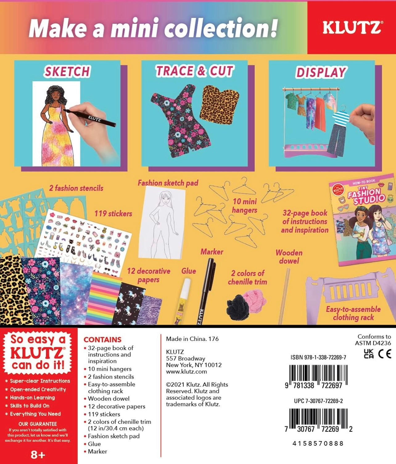 Klutz Tiny Fashion Studio Craft Kit