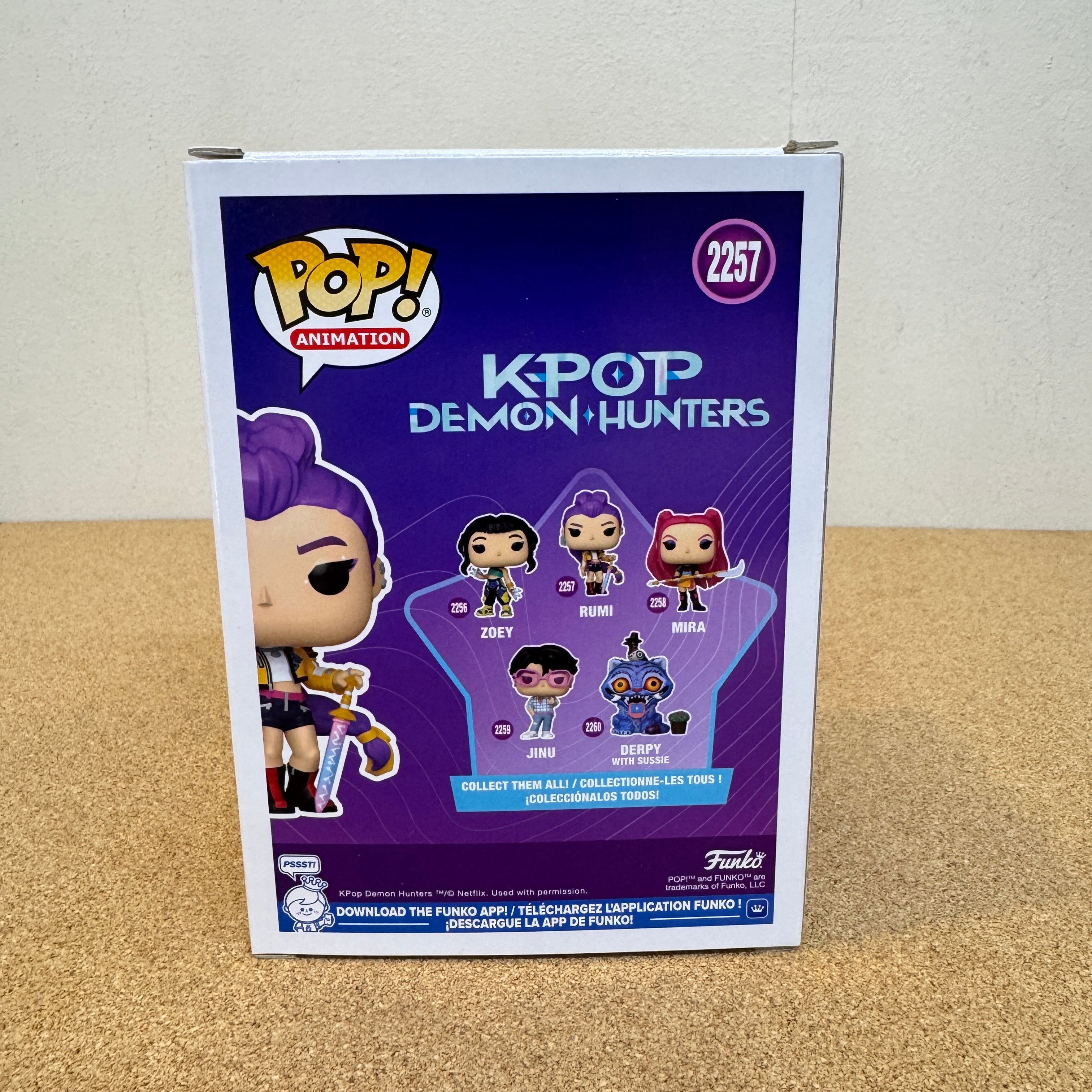 Funko Pop! Kpop Demon Hunters Collectible - Rumi Vinyl Figure