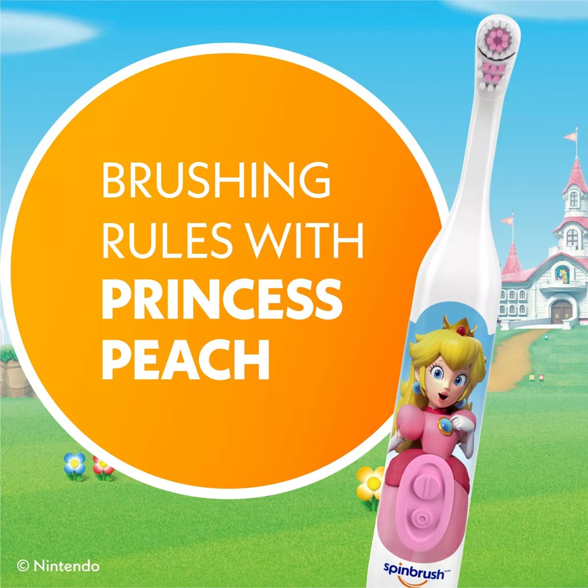 Spinbrush Kids Electric Toothbrush- Princess Peach | Kidstationph
