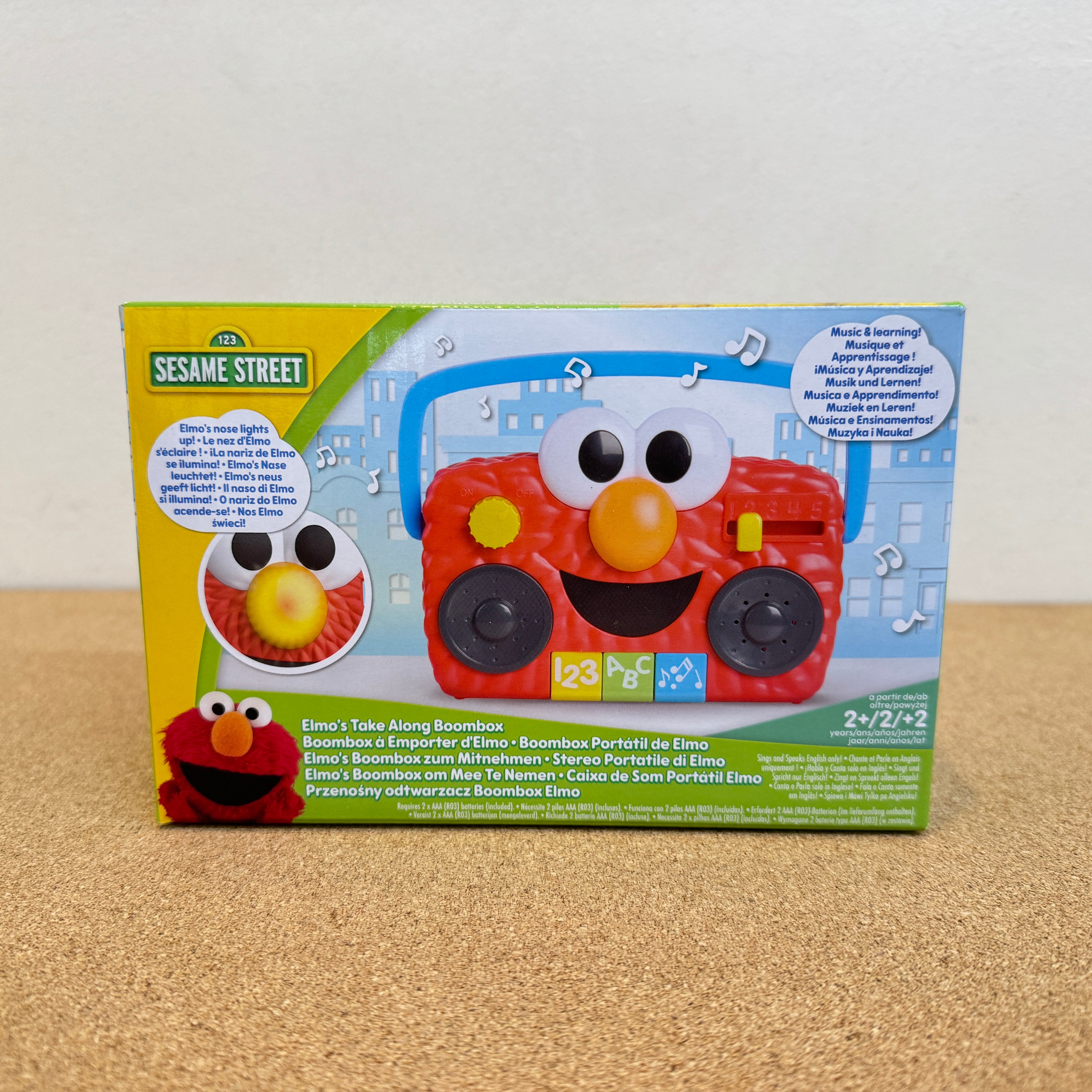 Sesame Street Elmo Take Along Mini Boombox