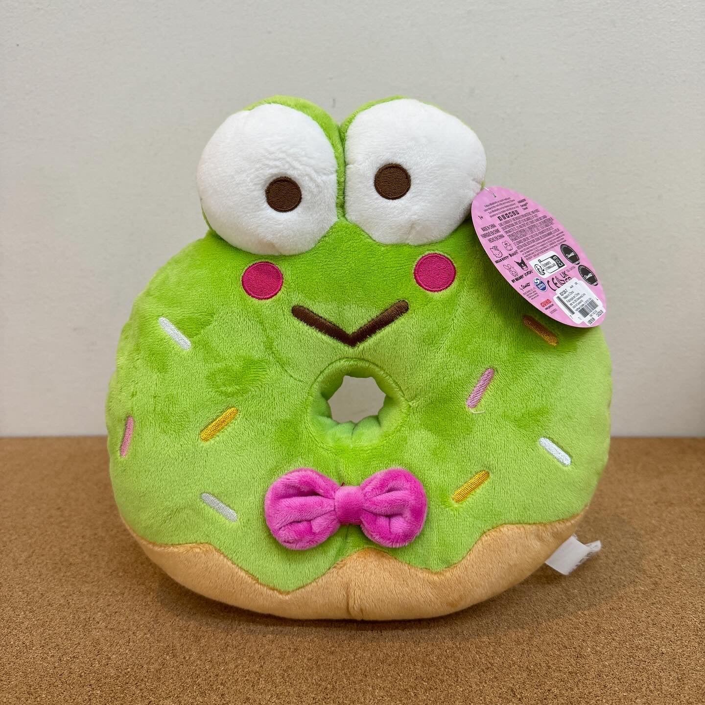 Hello Kitty & Friends Cafe Donut Plush-Keroppi 8”