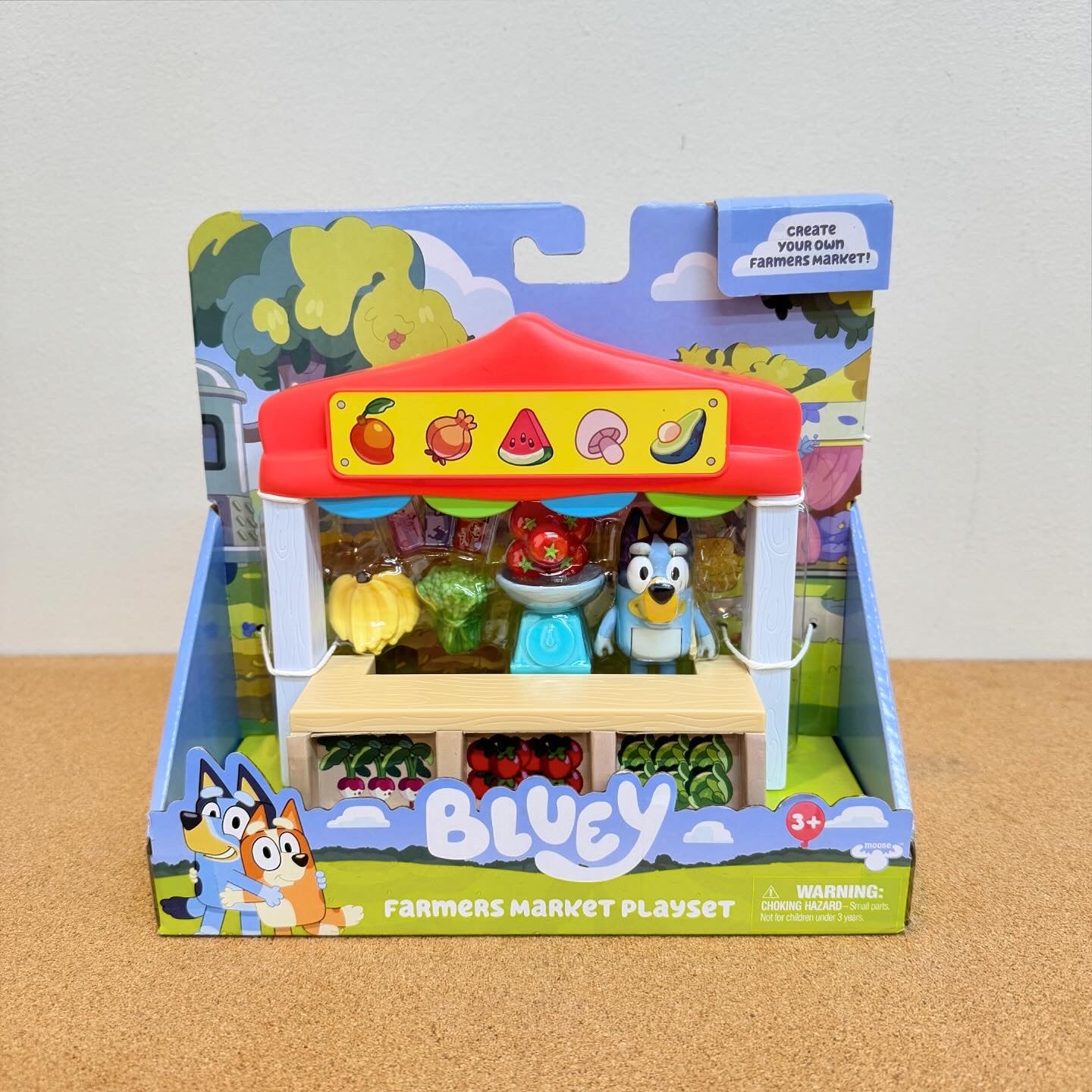 Bluey Mini Farmers Market Playset