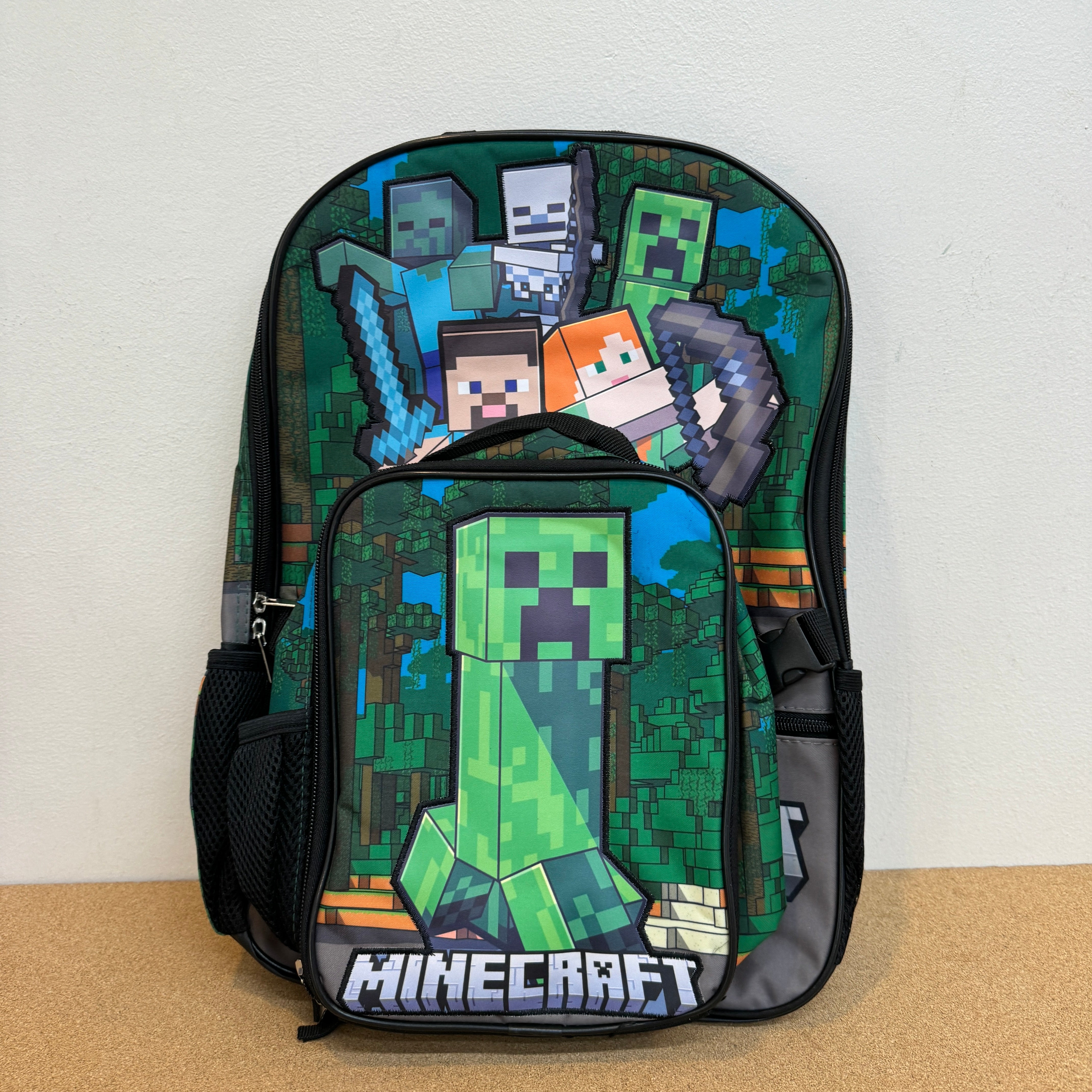 Minecraft 2Piece Backpack Set 17”