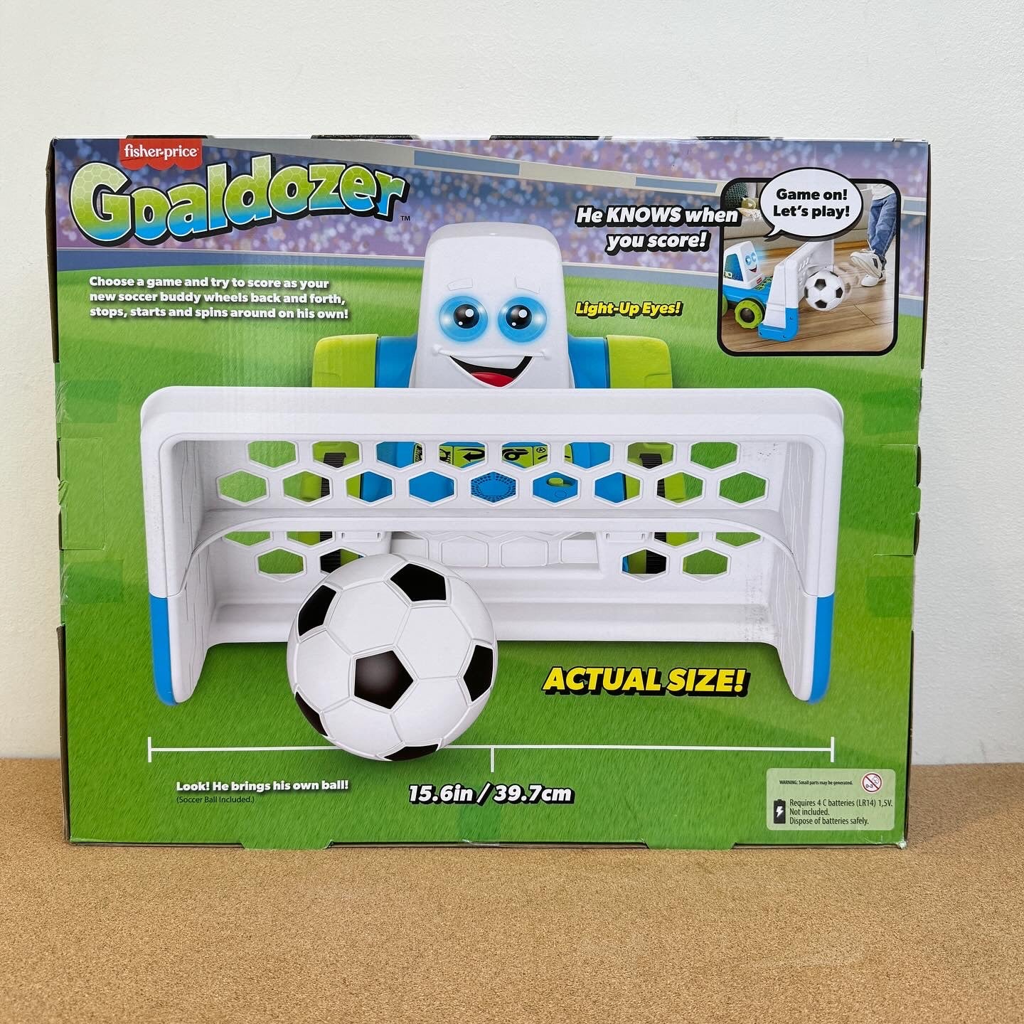 Fisher Price Electronic Soccer Game Goaldozer