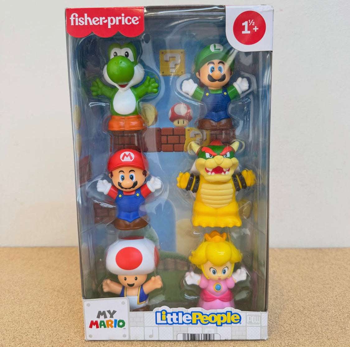 Fisher Price Little People My Mario Figure 6Pack Set