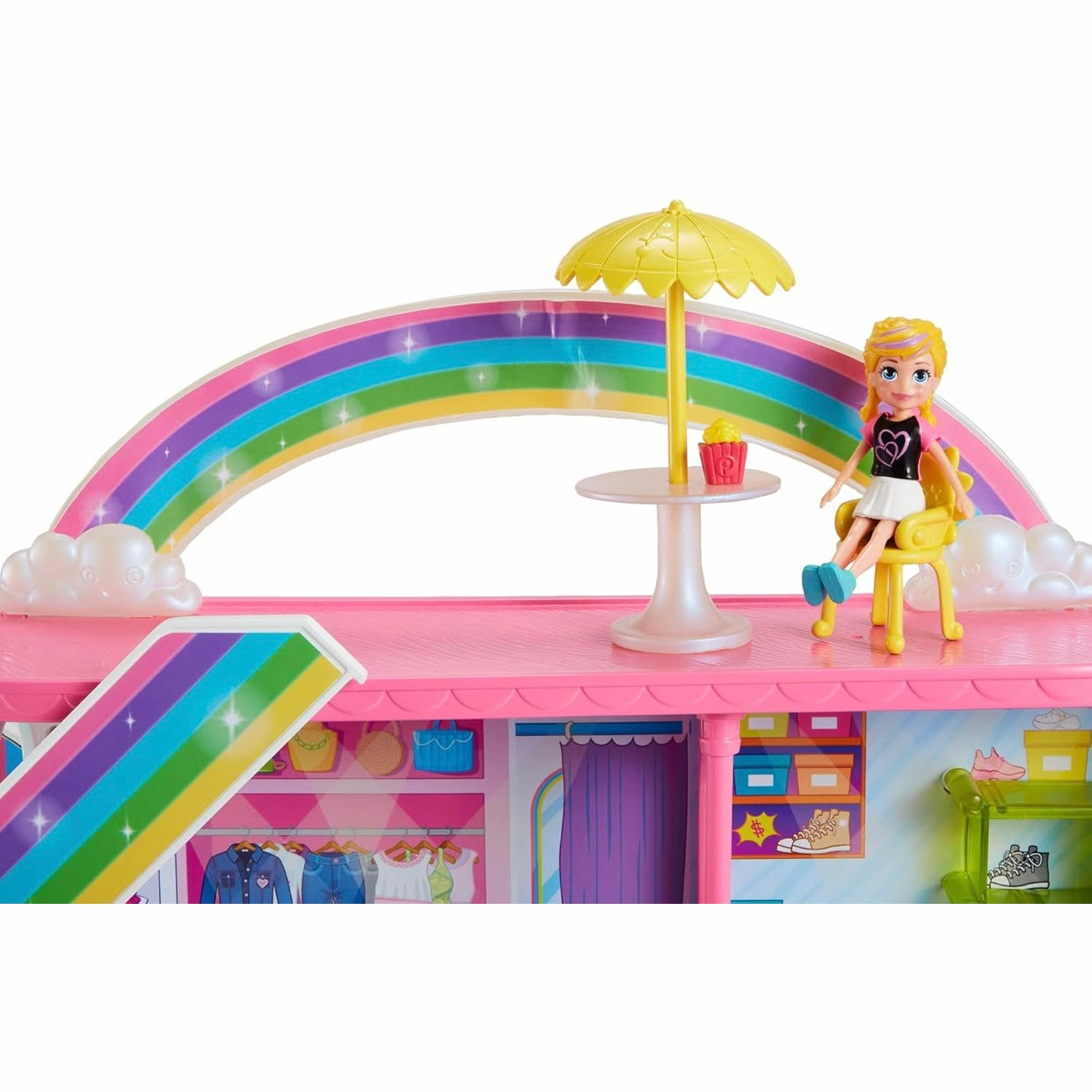 Polly Pocket Sweet Adventures Rainbow Mall