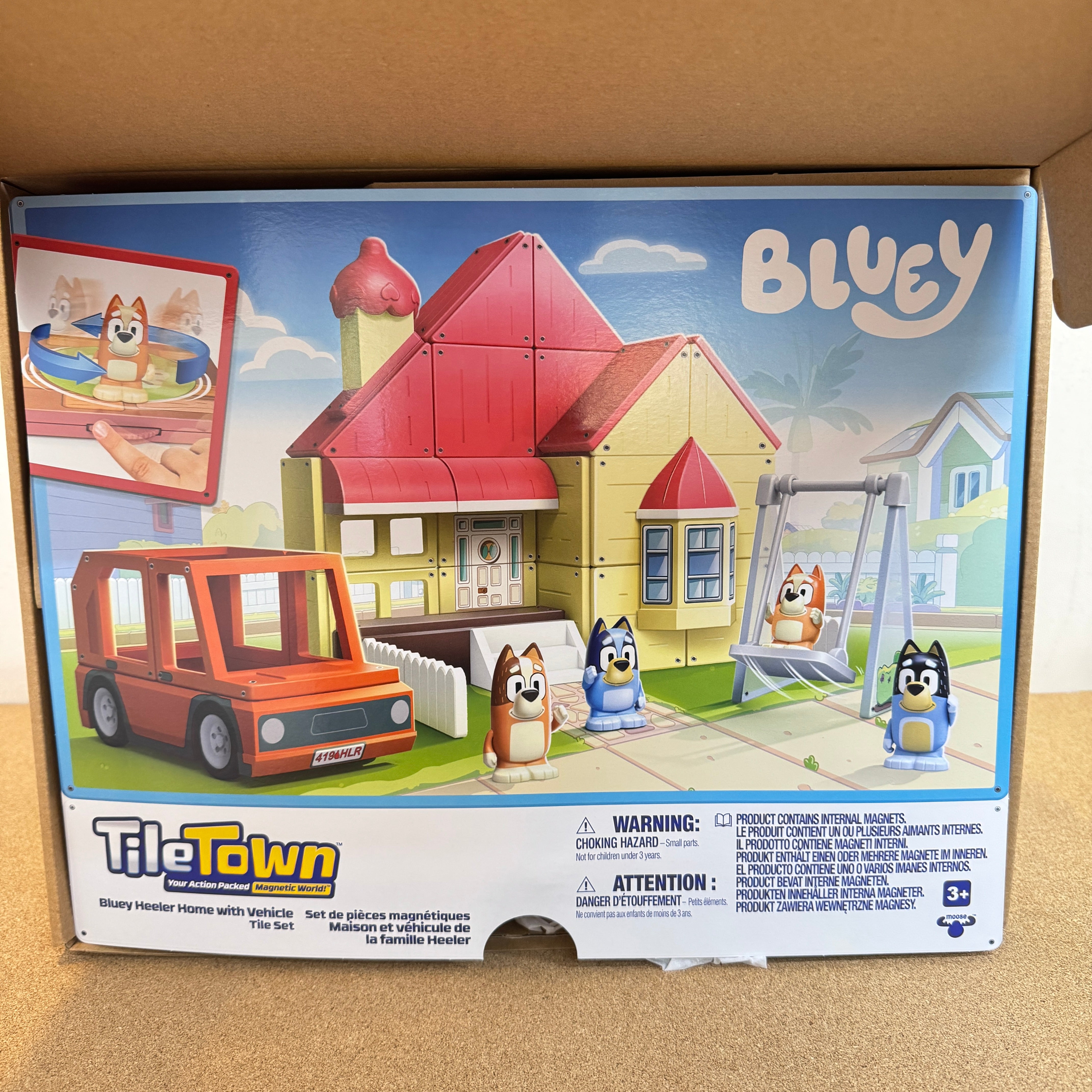 Tile Town Bluey Heeler Home & 4WD Vehicle Tile Set