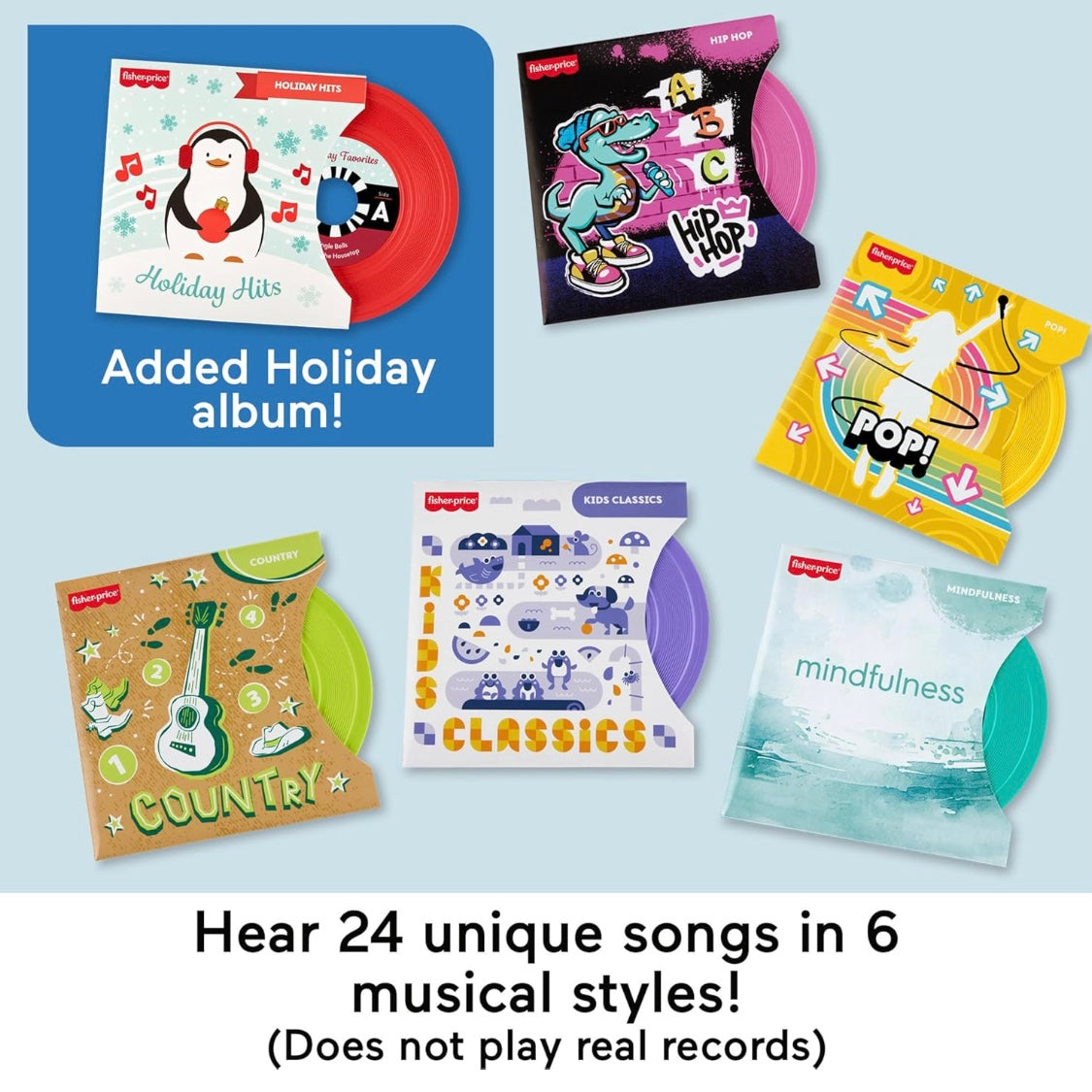 Fisher Price Rockin’ Record Player Musical Toy