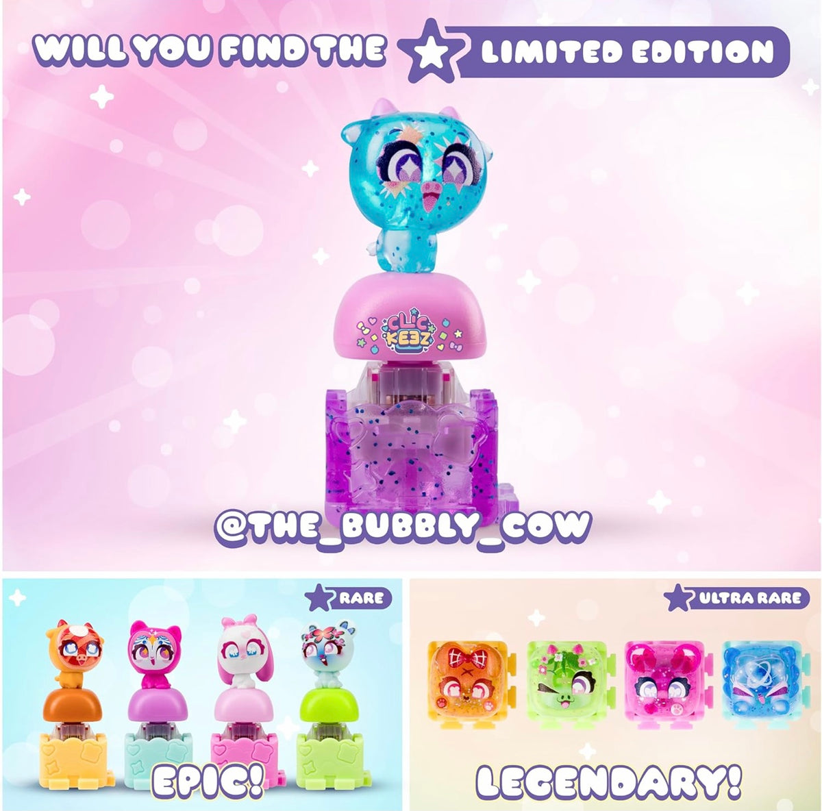 Clickeez Series 3 Keyboard Mega Pack(Bubble Pops- 4 Themed)