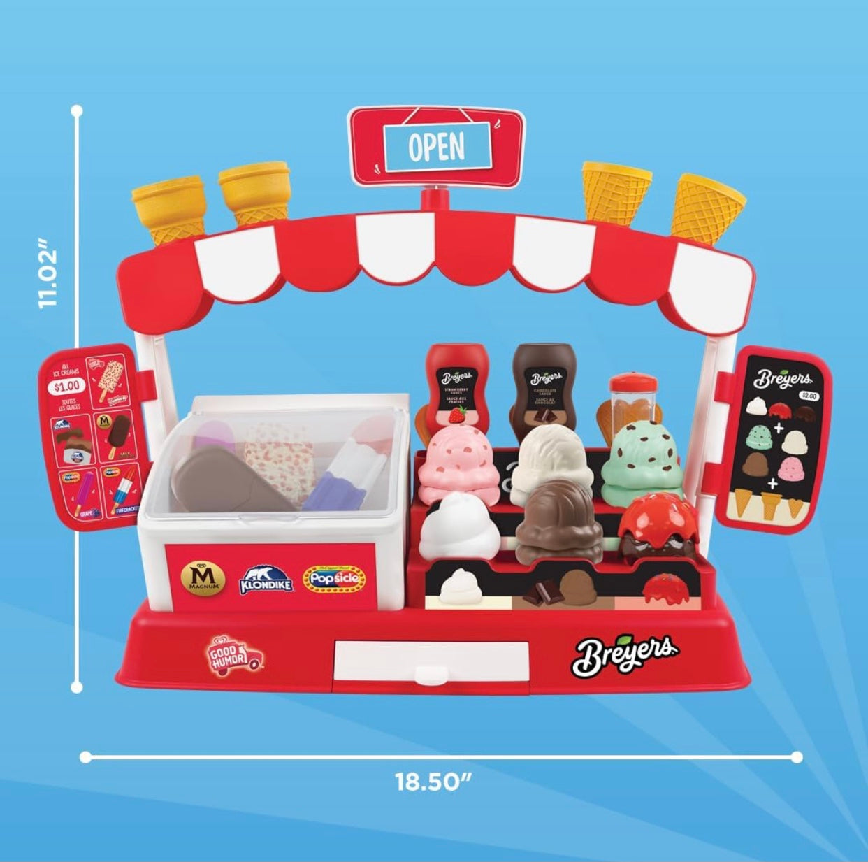 Casdon Pretend Ice Cream Parlor Toddler￼ Playset