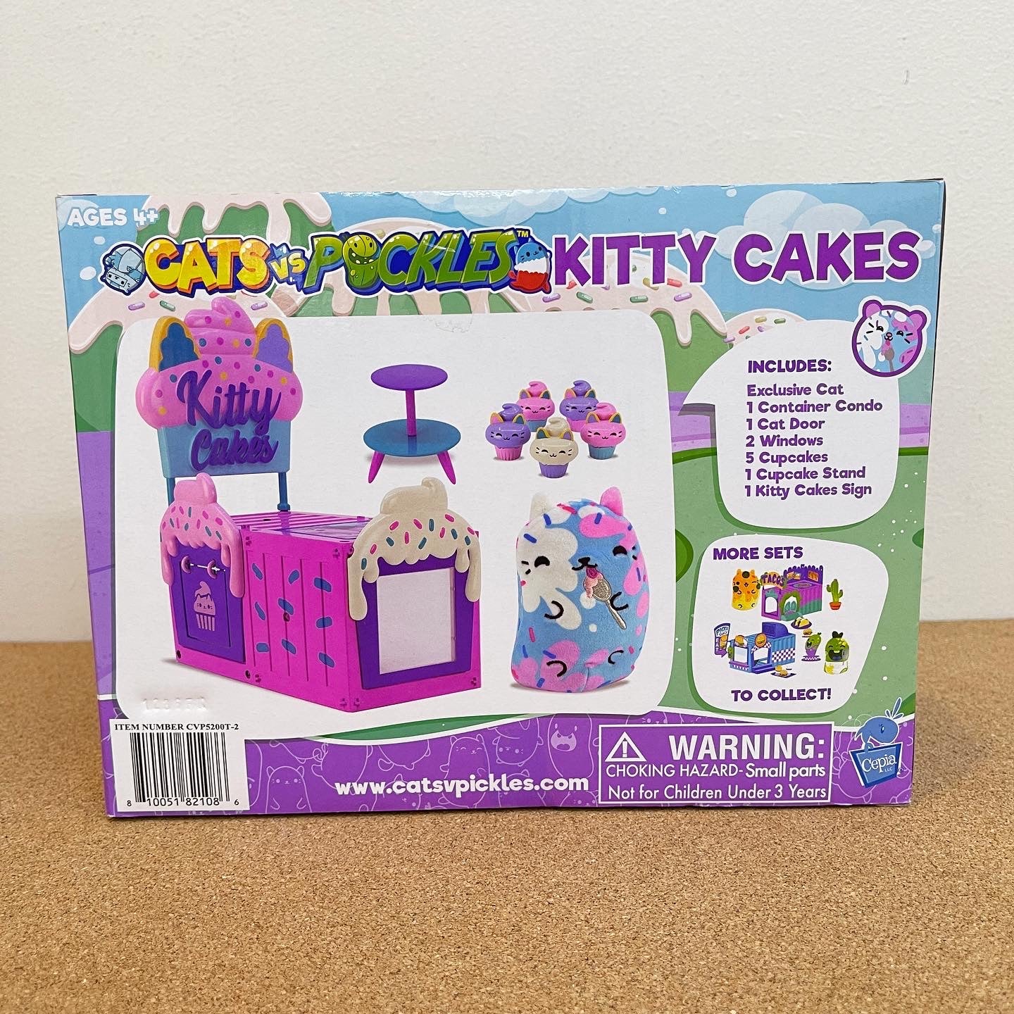 Cats Vs Pickles Kitty Cakes Bakery Stackable Building Playset