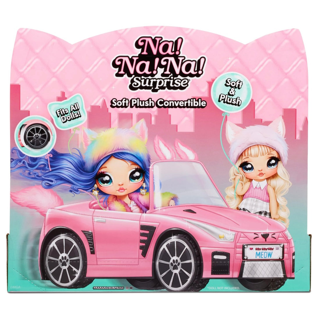 NaNaNa Surprise Soft Plush Convertible Car