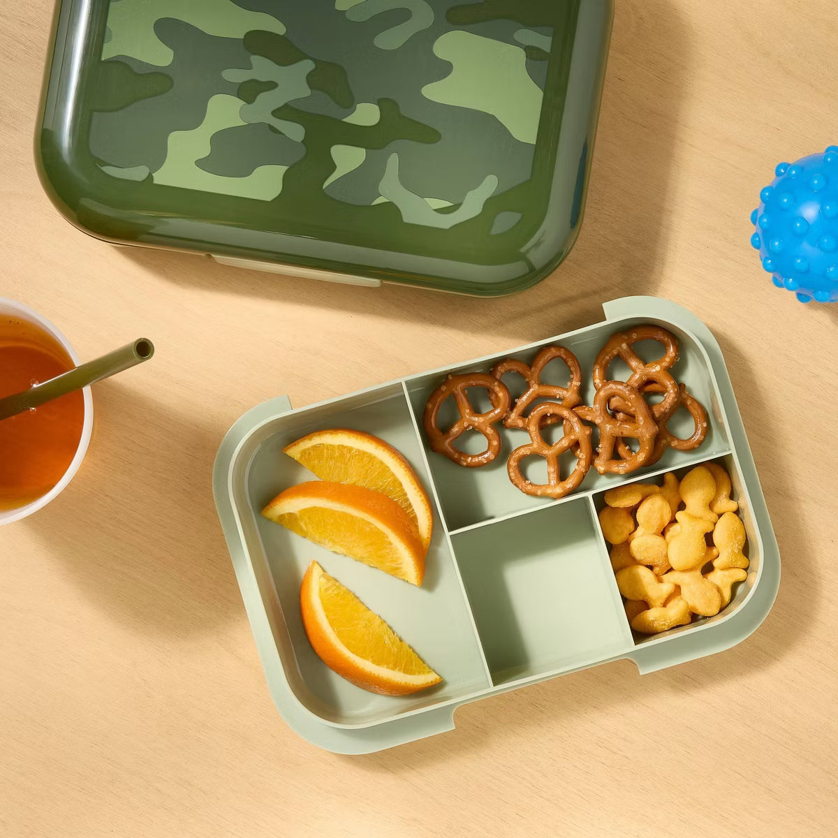 Pillowfort Bento Box 26fl oz Food Storage- Green
