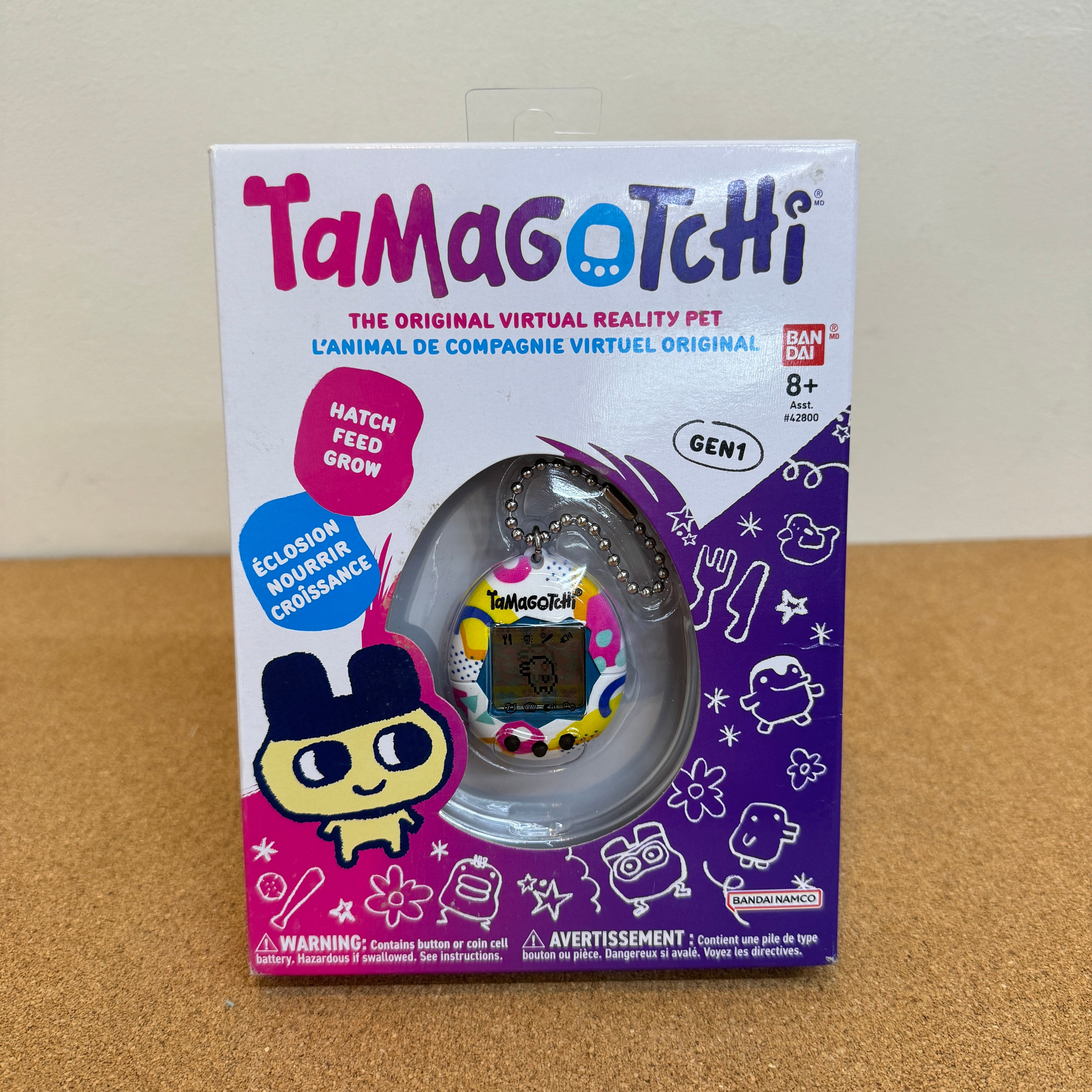 Tamagotchi The Original Virtual Reality Pet- Memphis Style