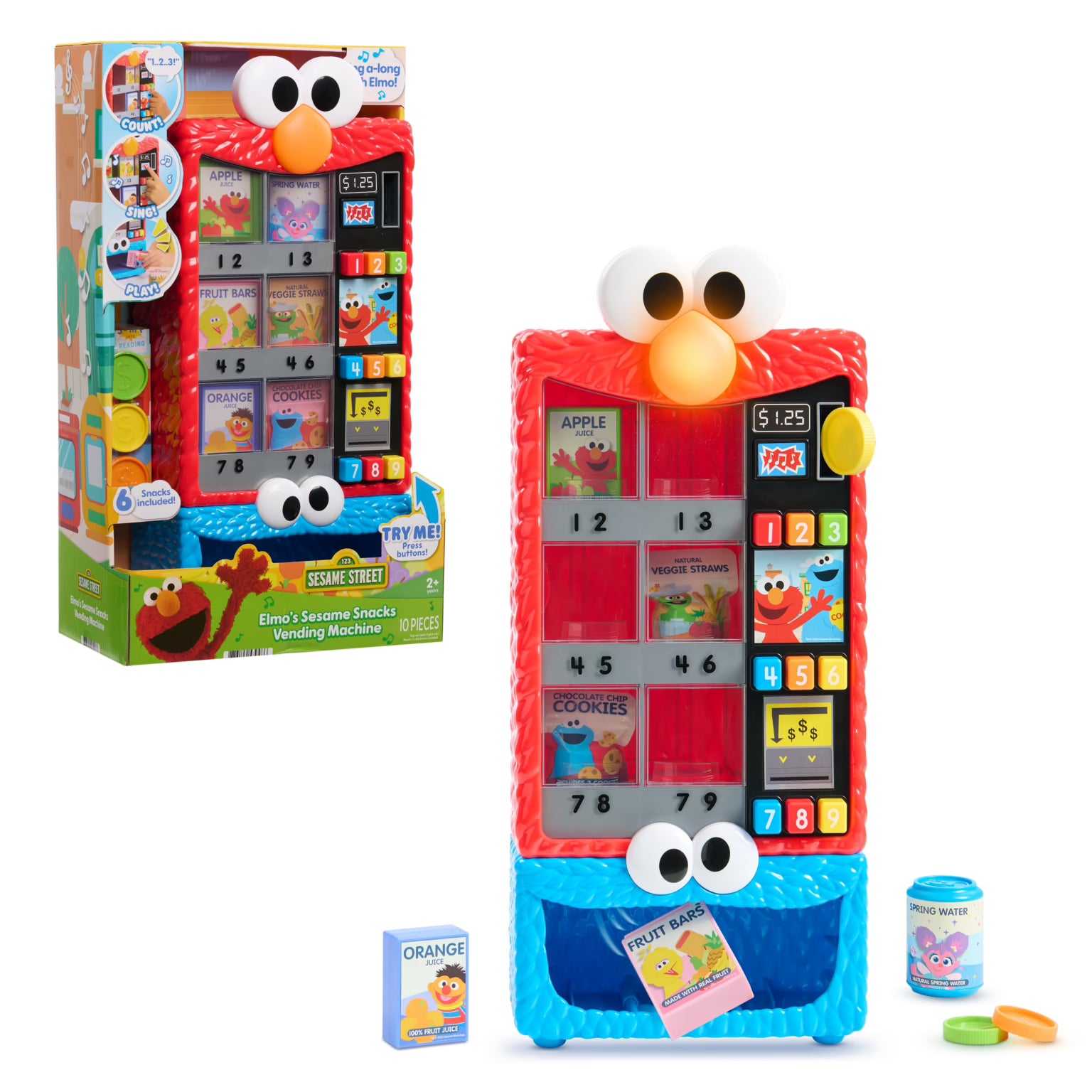 Sesame Street Elmo’s Sesame Snacks Vending Machine Toy