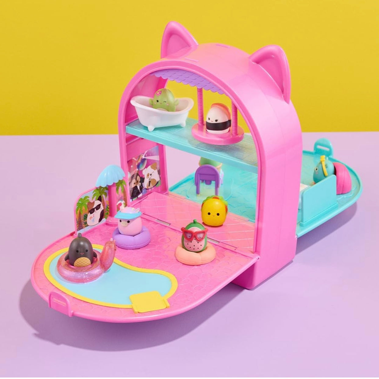 Squish-A-Longs by Squishmallows Party Pack On The Go Playset