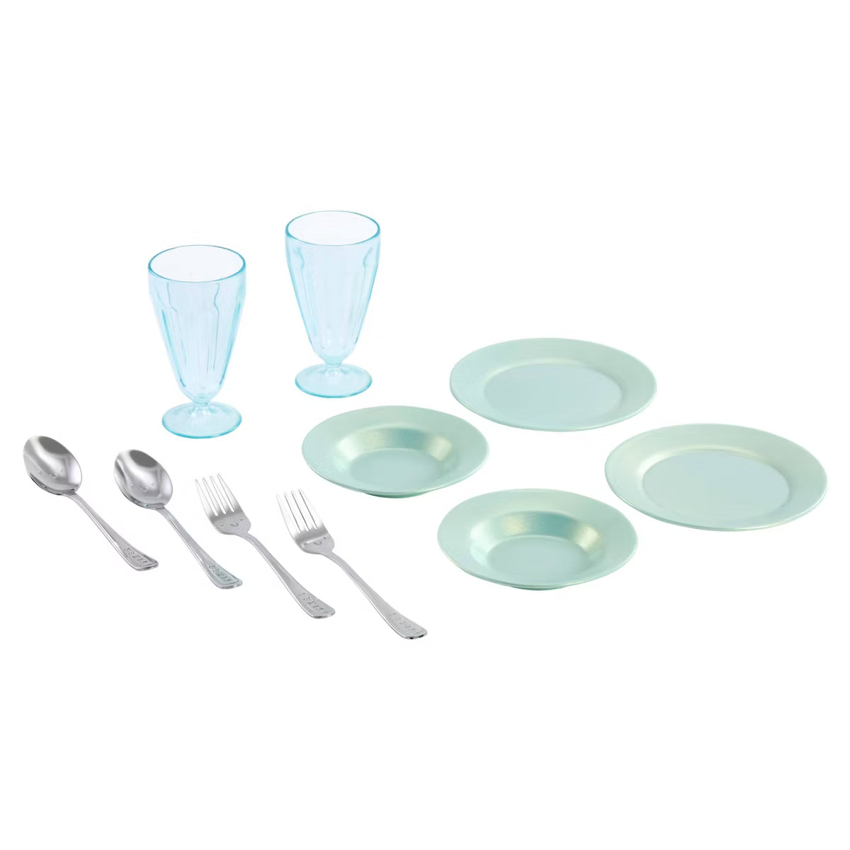 Little Tikes Sweet Spaces Dishware Set - Sea Foam