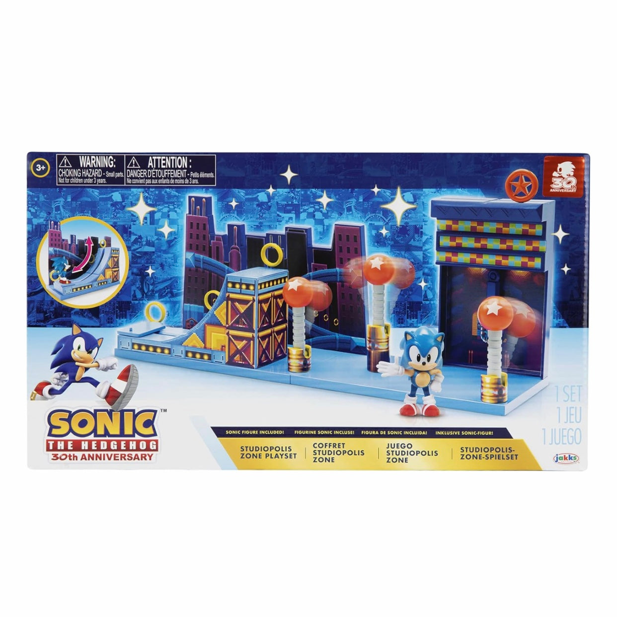 Sonic The Hedgehog 30th Anniversary StudioPolis Zone Playset