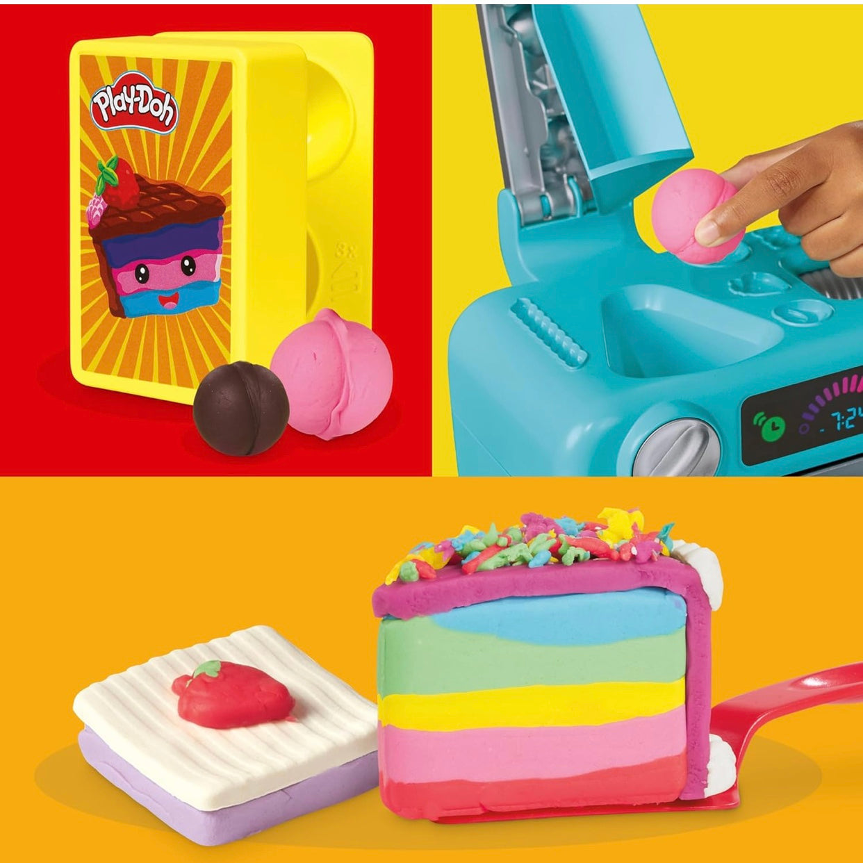 Play Doh Super Slice Cake Playset