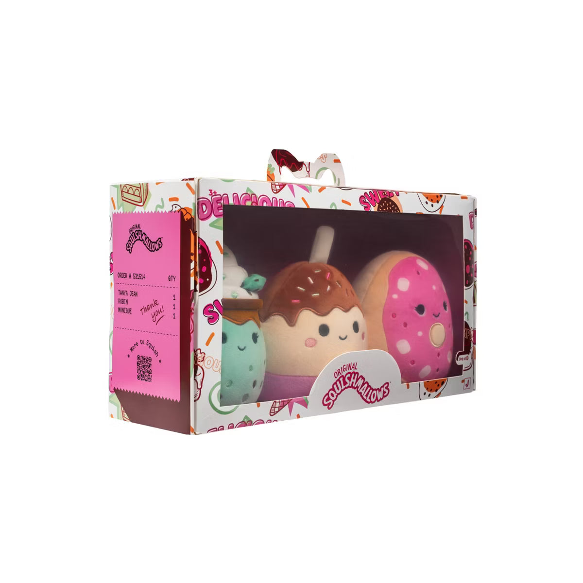 Squishmallows Dessert Food Combos Stuffed Animal Collection