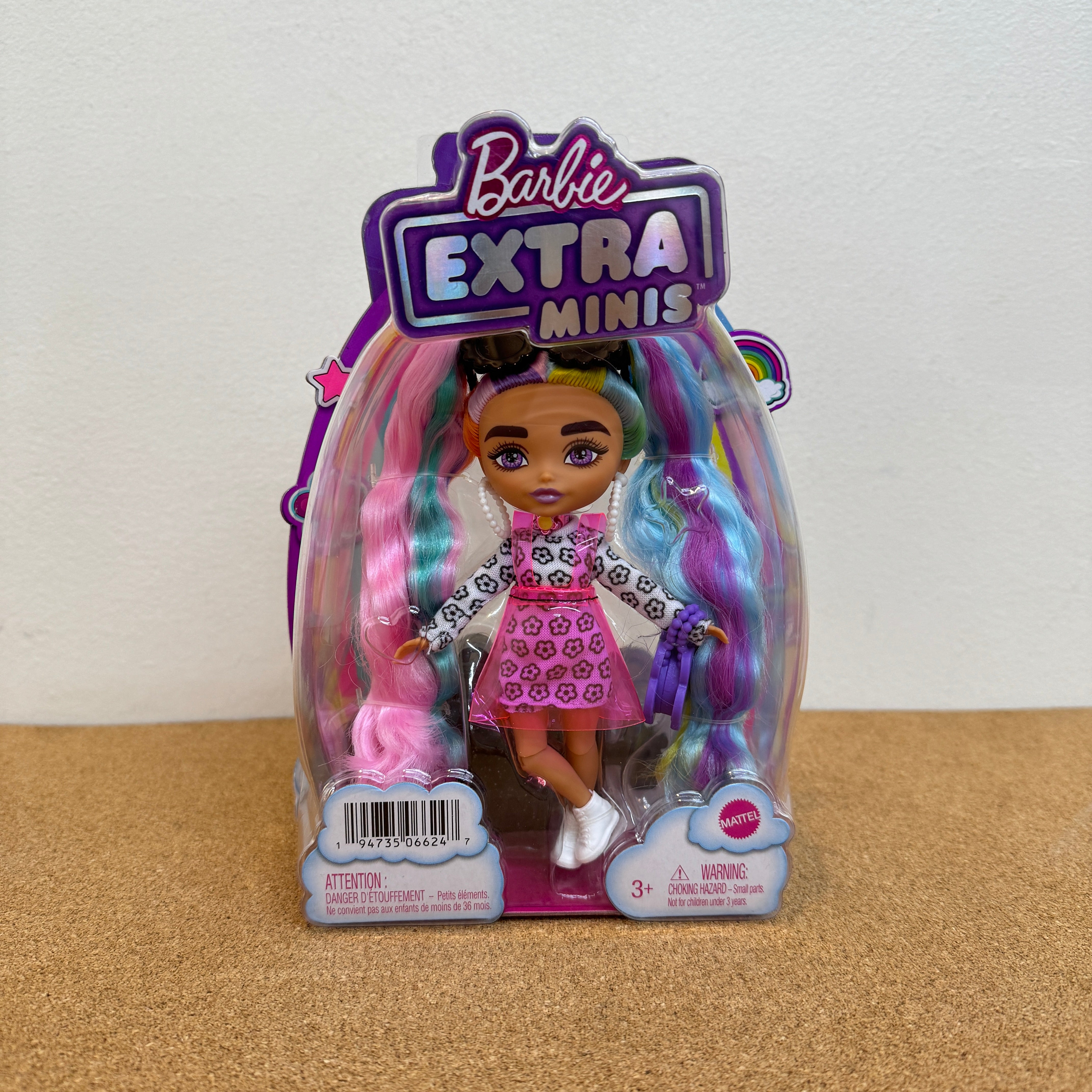 Barbie Extra Minis Doll #6 Rainbow Hair