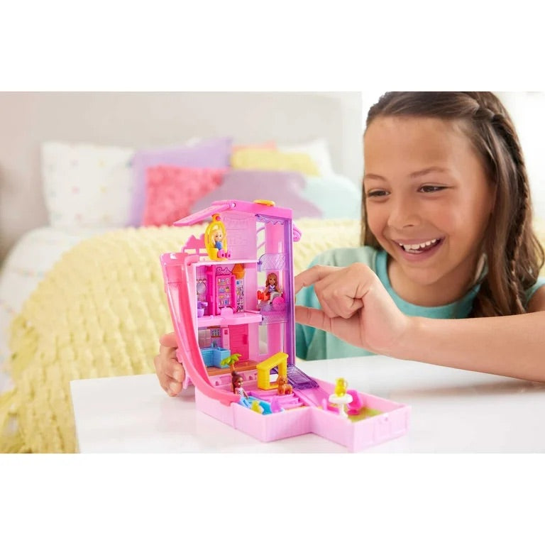 Polly Pocket Barbie Dreamhouse Compact Dollhouse Playset