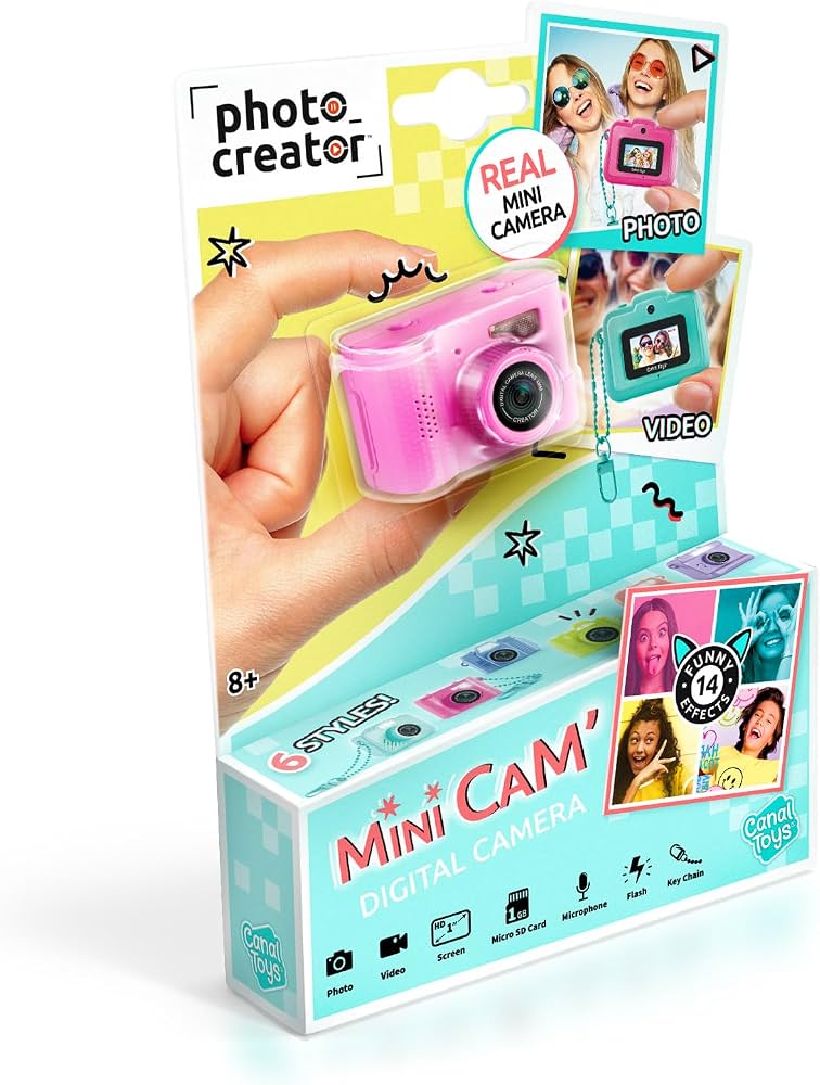 Photo Creator Mini’Cam Compact Digital Camera Pink