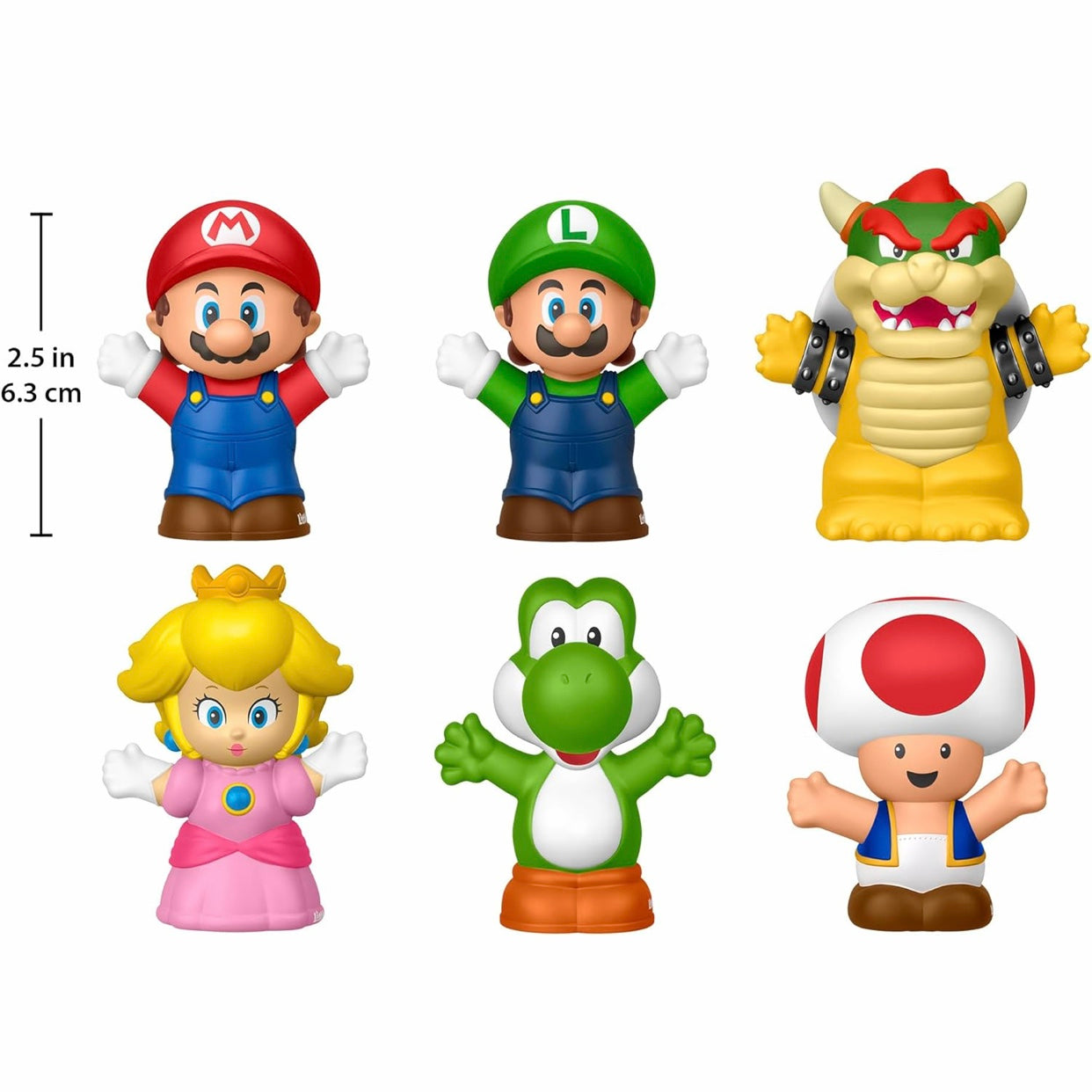 Fisher Price Little People My Mario Figure 6Pack Set