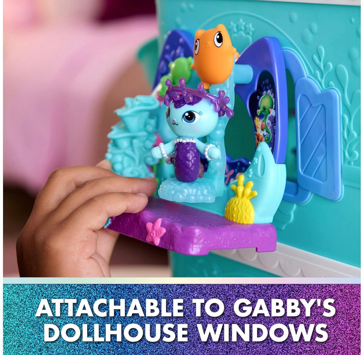 Gabby’s Dollhouse The Movie: Mercat’s Aquarium Balcony