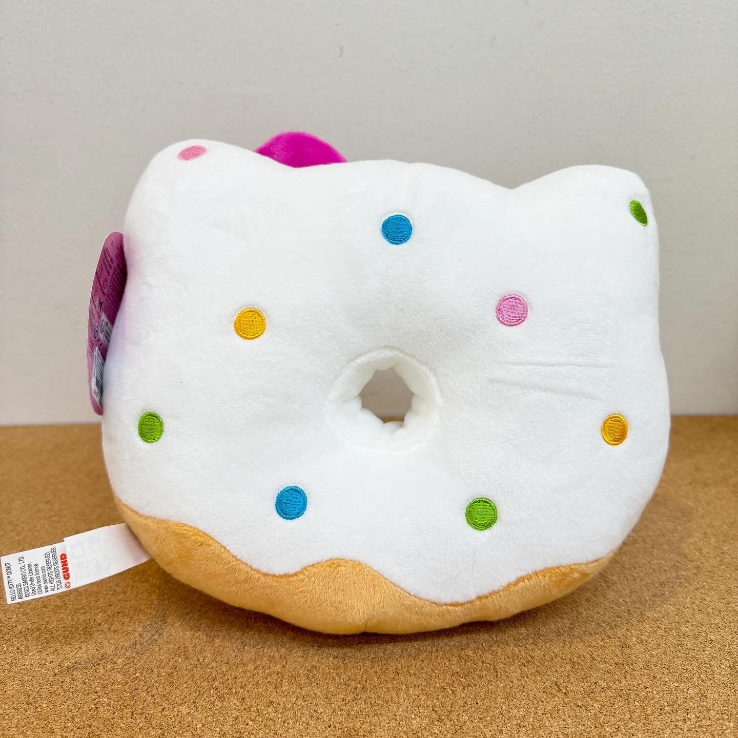 Hello Kitty & Friends Cafe Donut Plush-Hello Kitty 8”