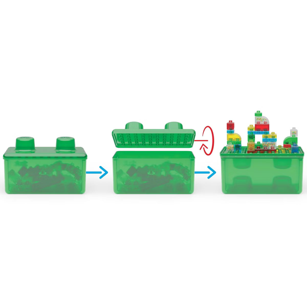 Jelly Blox 2-in-1 Stash & Stack Storage Case