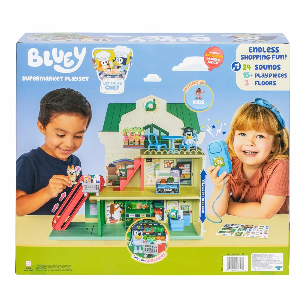 Bluey and Bingo Supermarket Playset