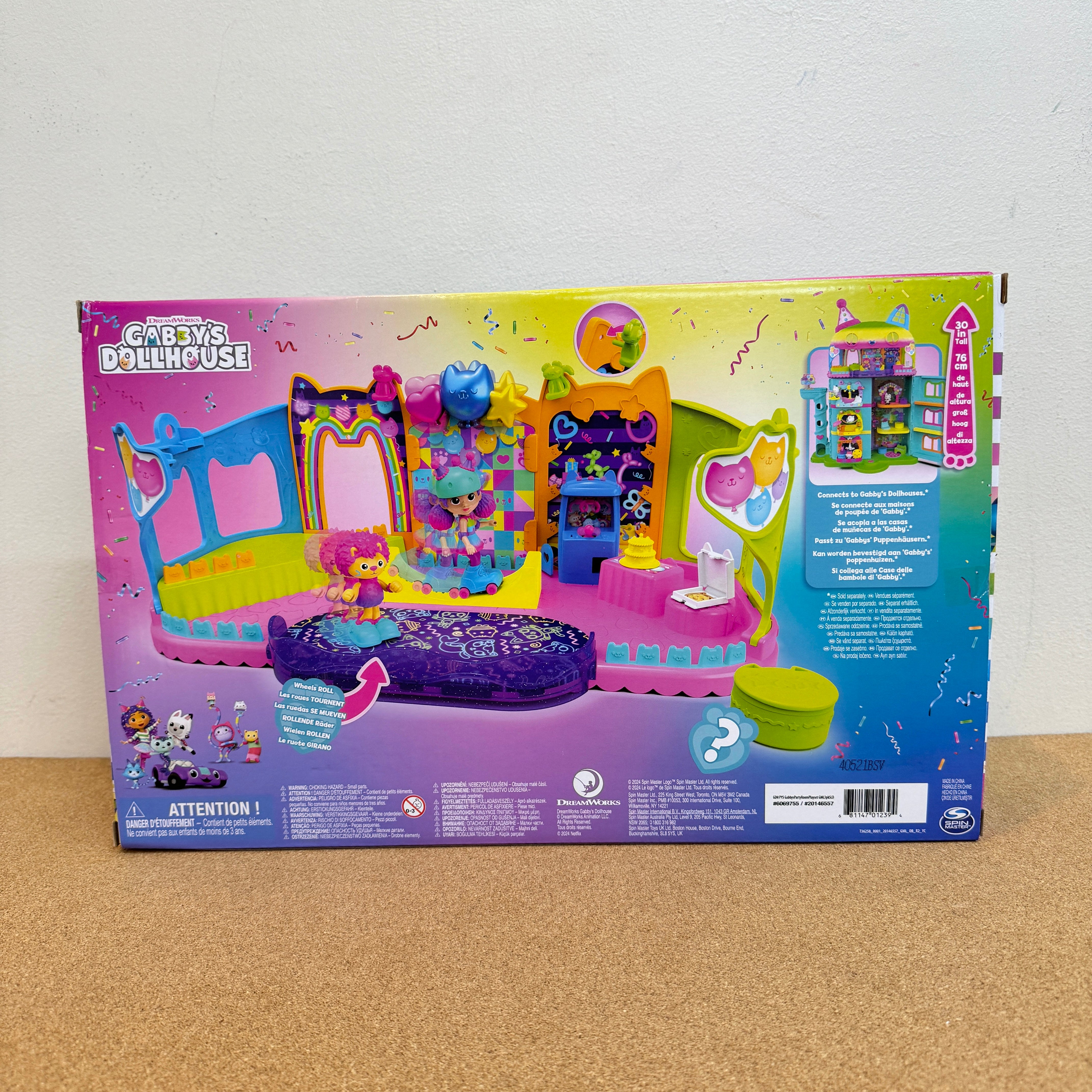 Gabby’s Dollhouse Party Room Playset