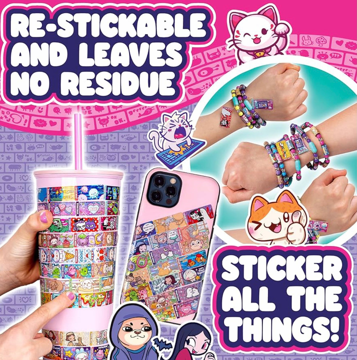 Sticki Rolls Series 2 Sticki Station Sticker Jewelry Kit