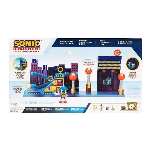 Sonic The Hedgehog 30th Anniversary StudioPolis Zone Playset