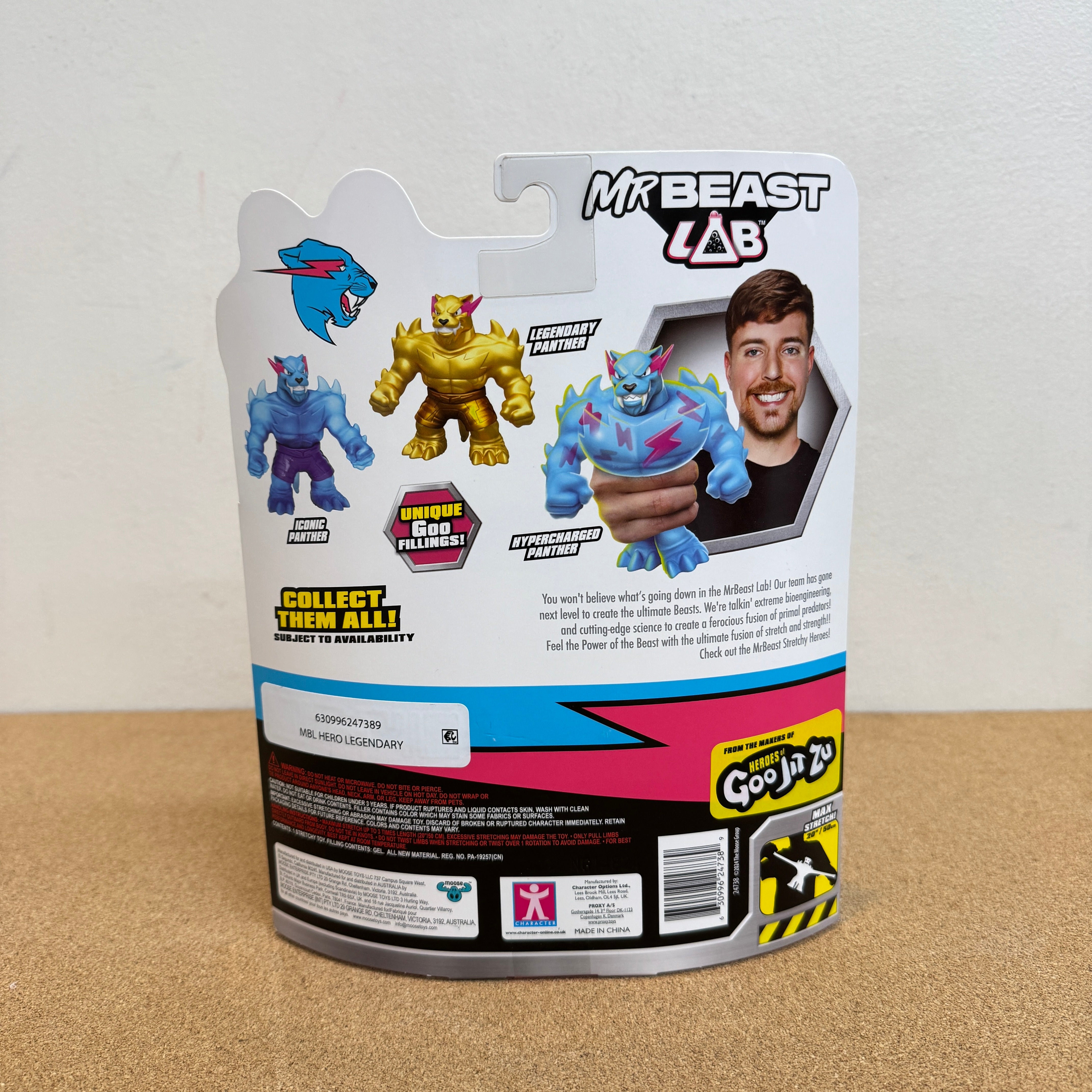 MrBeast Lab Heroez Of Goo Jit Zu Goo Legendary Panther Figure