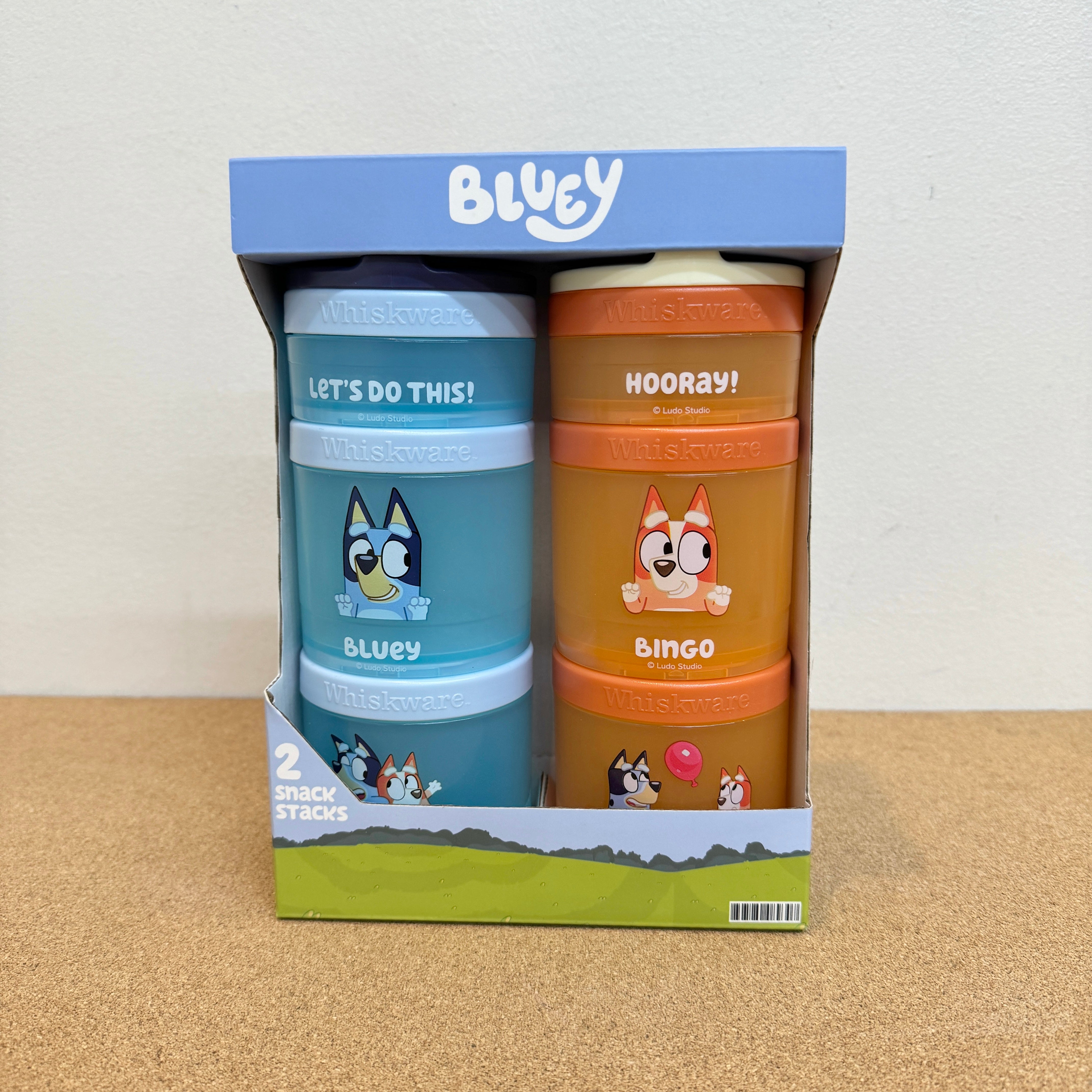 Whiskware Disney Combo Snack Container 2Pk - Bluey/Bingo