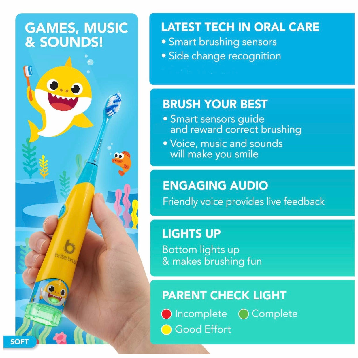 Baby Shark Electric Toothbrush