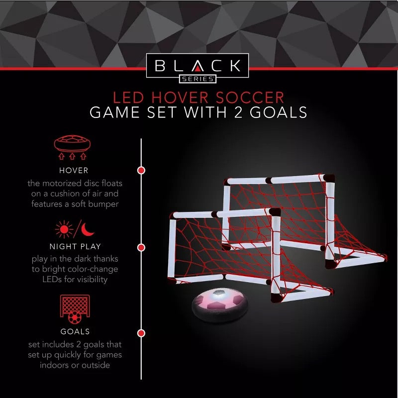 Black Series Led Hover Soccer Set